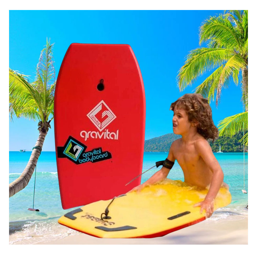 ACCESORIO PISCINA RYBIU GR-33 ROJO BODY SURF DEPORTIVA VERSATIL + GIFT STICKERS - 4