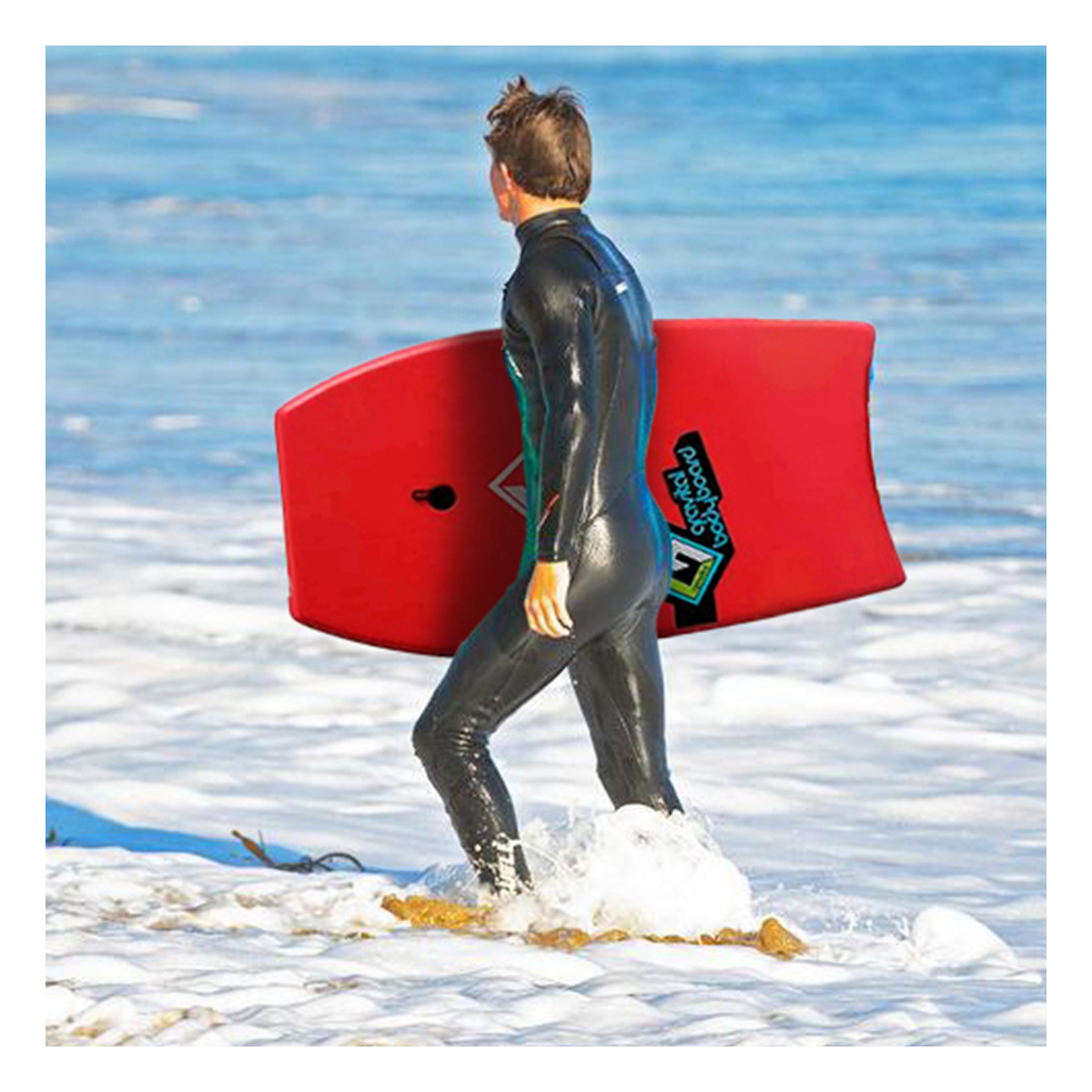ACCESORIO PISCINA RYBIU GR-33 ROJO BODY SURF MODERNO OLAS + GIFT MINIAGENDA - 4