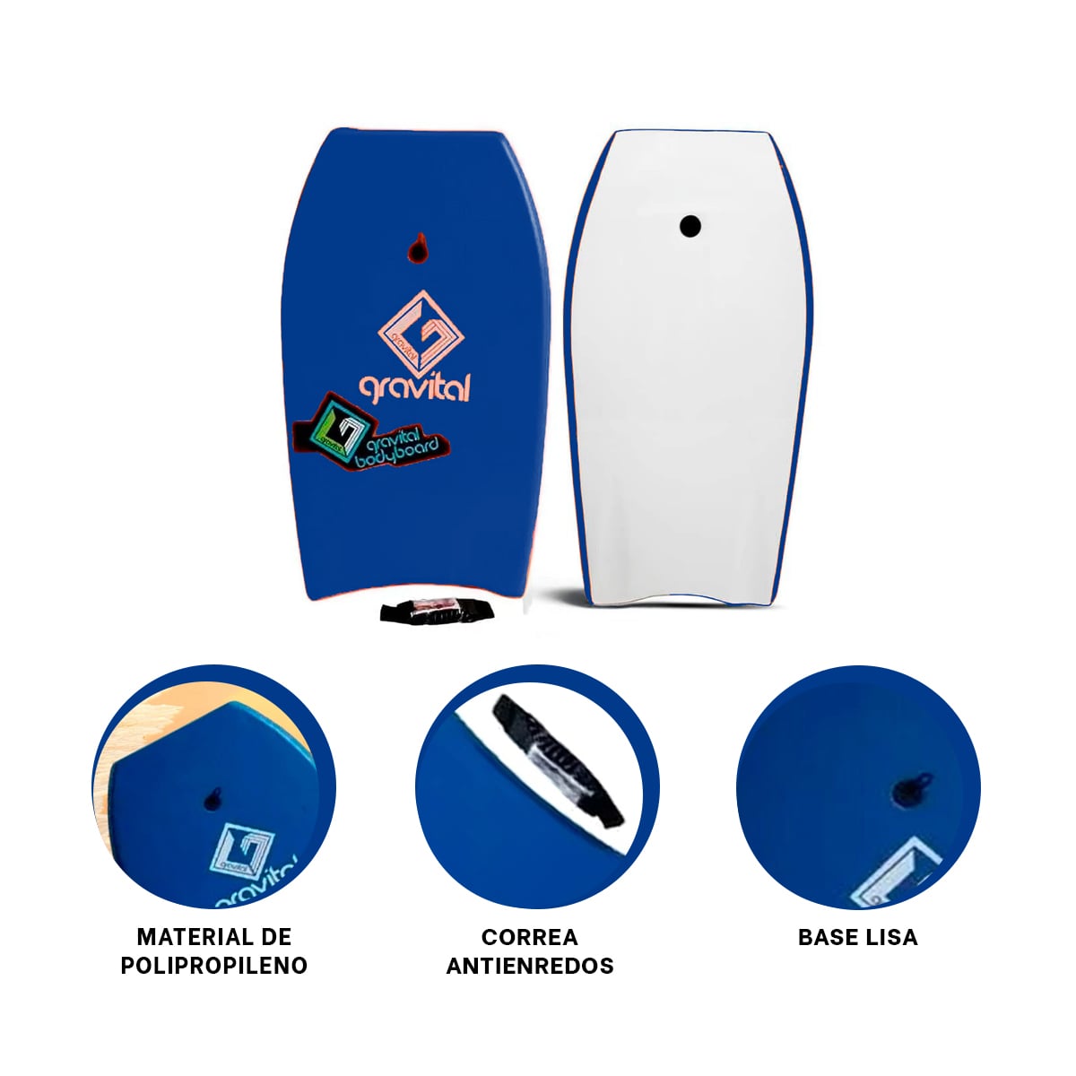 PLANCHA RYBIU GR-37 AZUL HIDRODINAMICA + ENVOLTORIO REGALO - 3