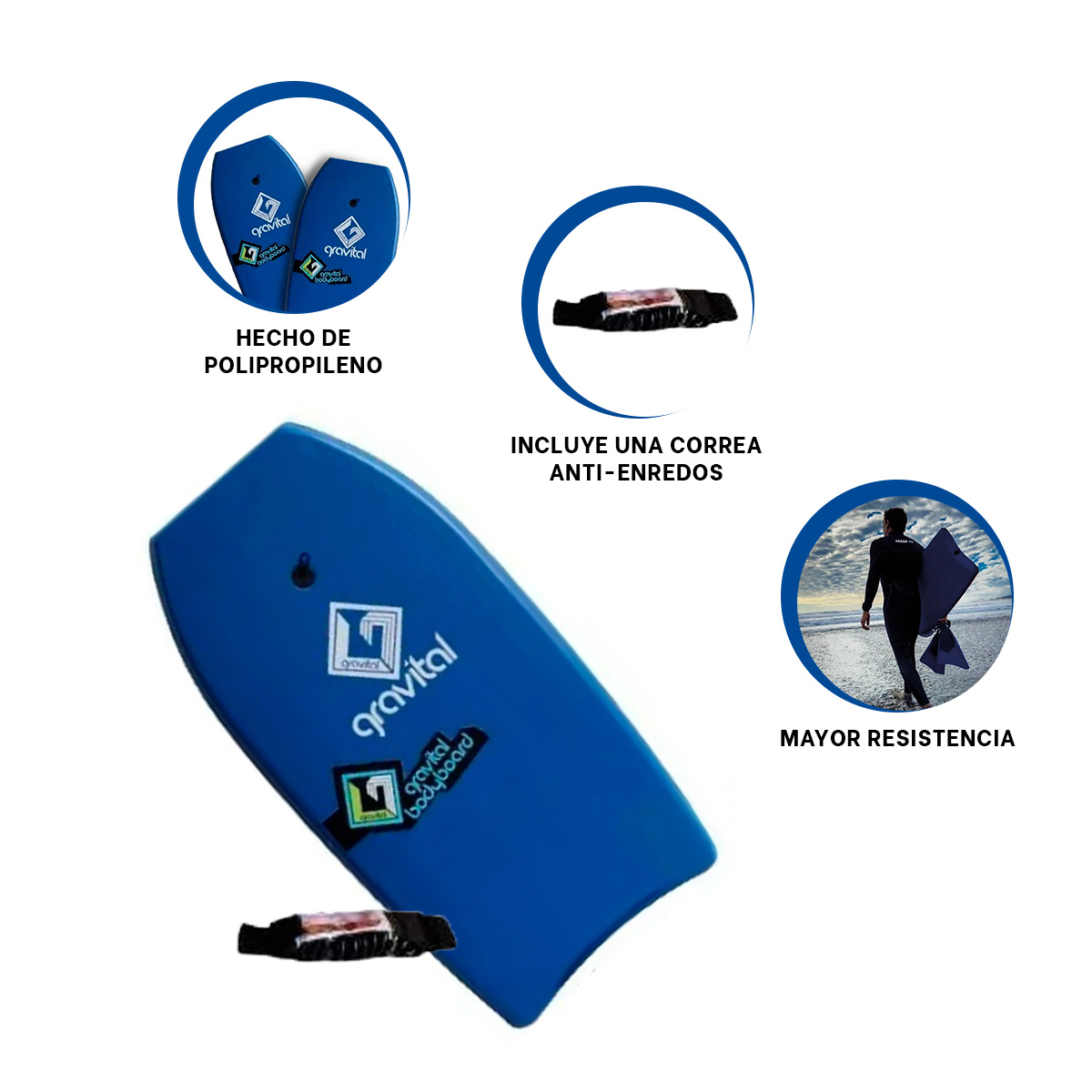 PLANCHA RYBIU GR-33 AZUL ACUATICA + BANDERITAS ADHESIVAS - 3