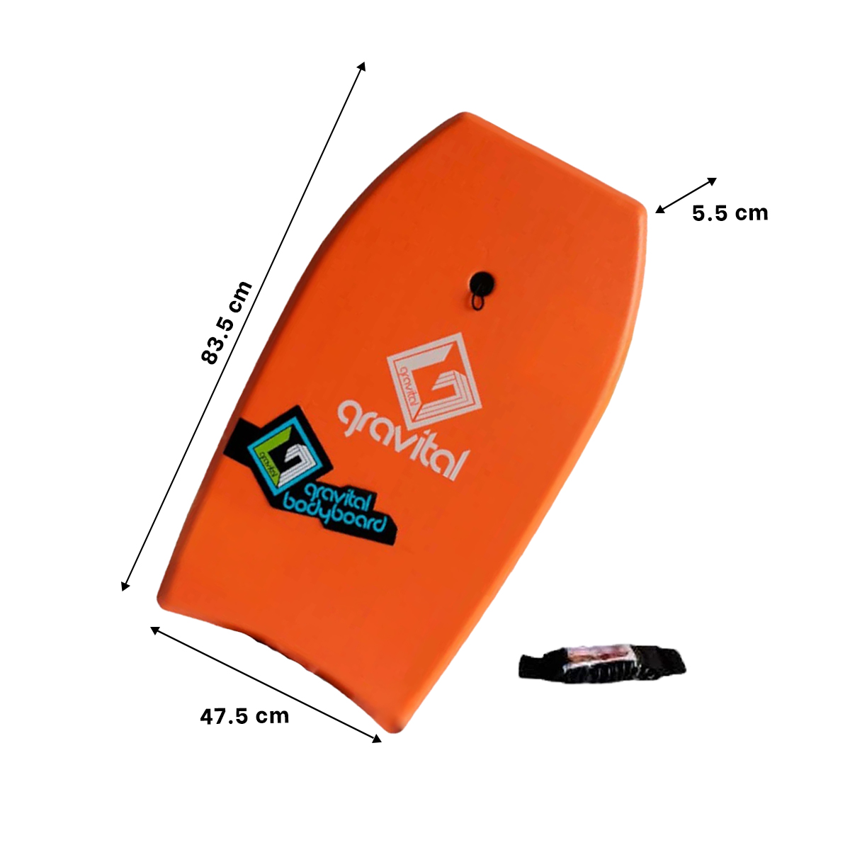 BODY SURF ESTILOSO EN NARANJA 33'' Y+ENVOLTORIO DE REGALO - 5