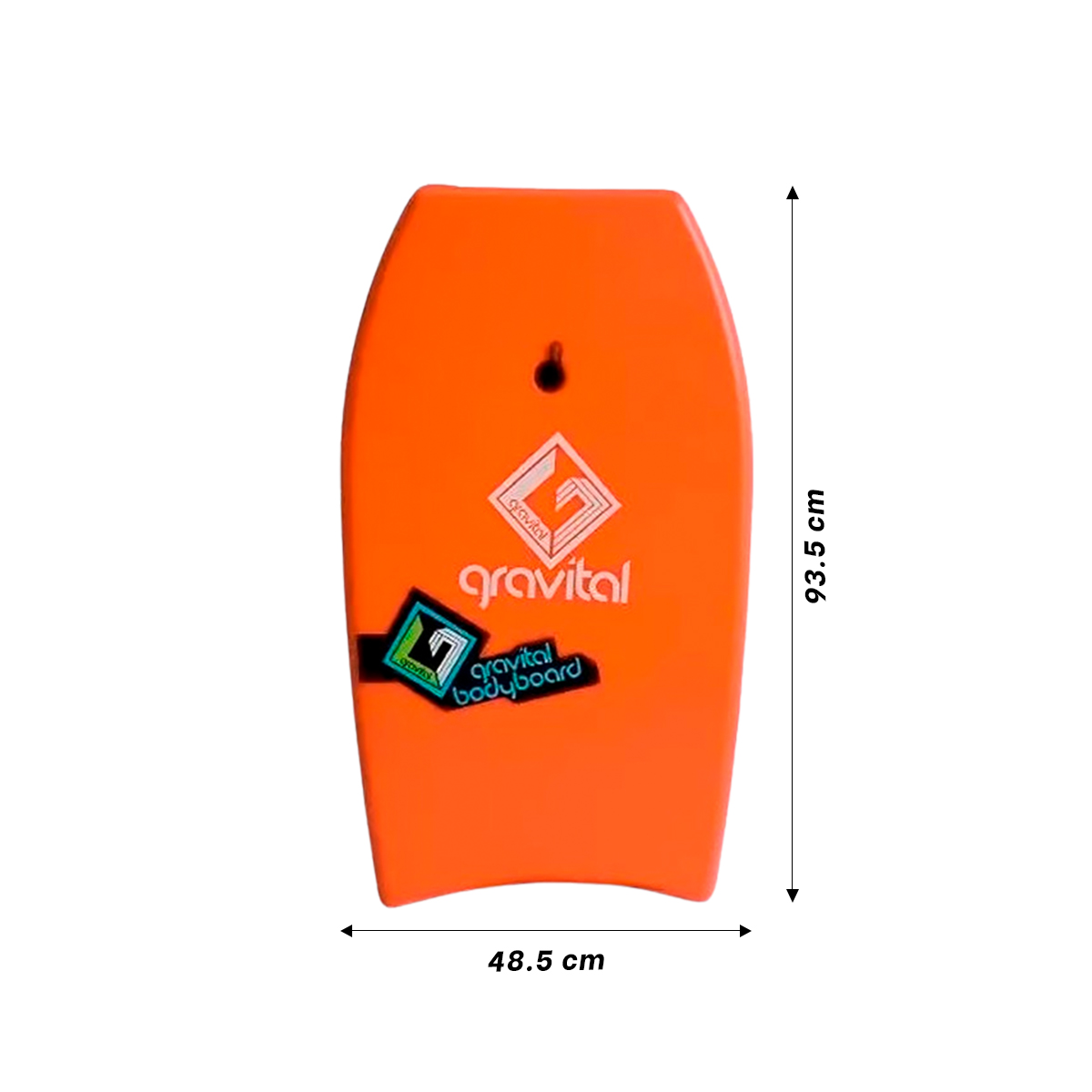 BODY SURF MANIOBRABLE ANARANJADO 37'' Y+REGALO STICKERS - 5