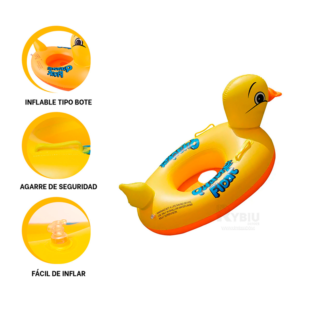INFLABLE TIPO BOTE DE PATO Y+ENVOLTORIO DE REGALO - 3