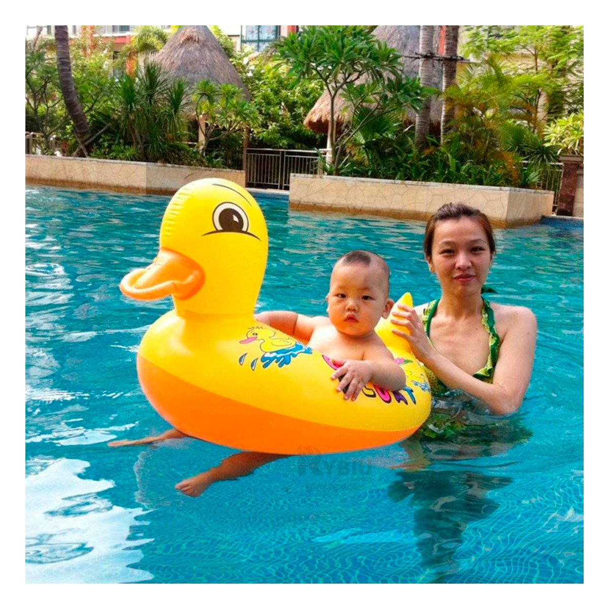 INFLABLE TIPO BOTE DE PATO Y+ENVOLTORIO DE REGALO - 4