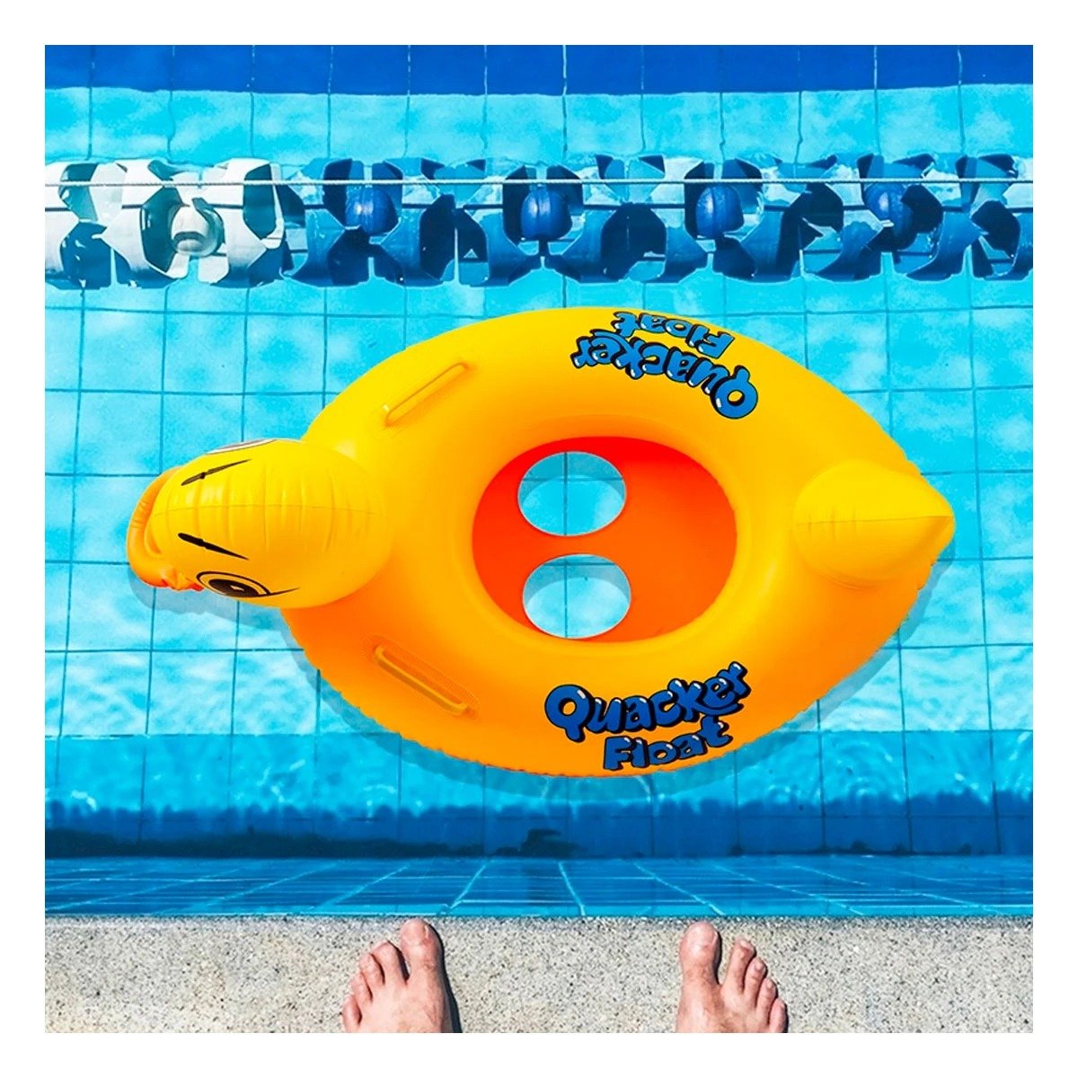 FLOTADOR PARA PISCINA PATO 31 X 24 CM DIVERTIDO Y COLORIDO Y+POST IT - 2