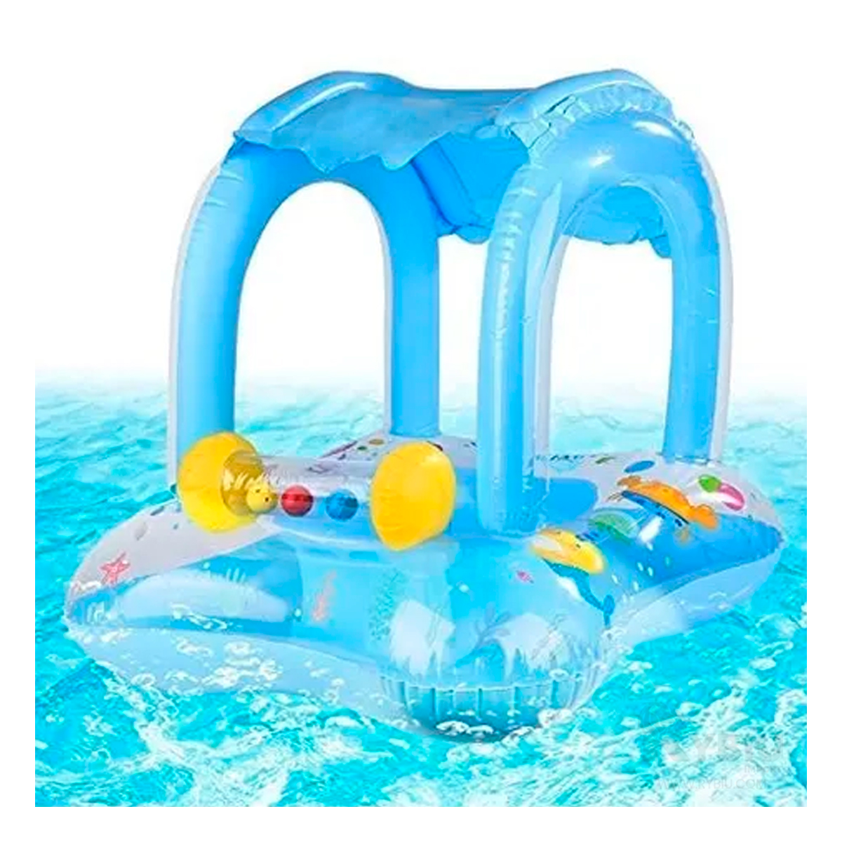 SALVAVIDAS COMPACTO PARA NIÑO EN CELESTE Y+REGALO AGENDITA - 2