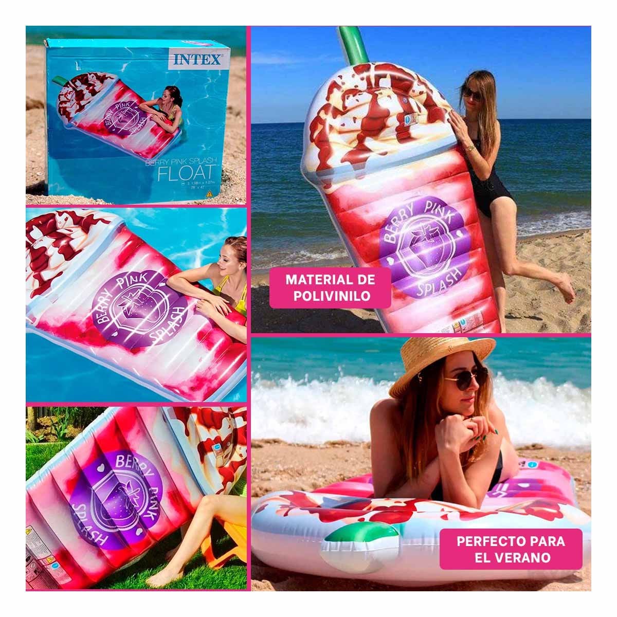 FLOTADOR FLOTANTE HELADO 198 X 107 CM PARA PISCINA Y+POST IT - 5