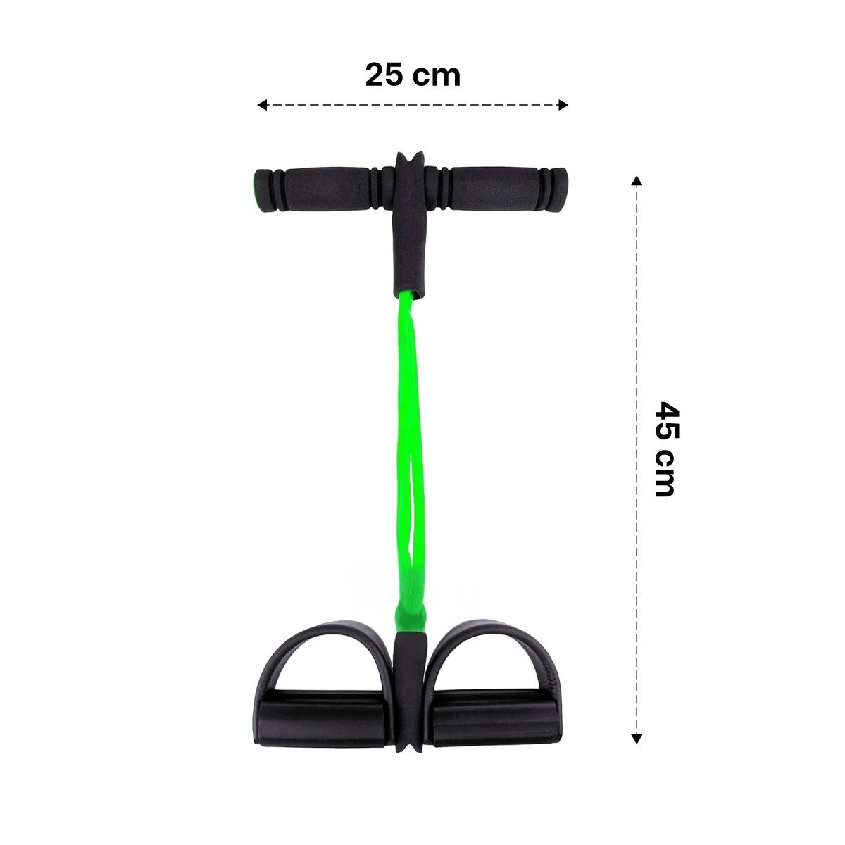 ELÁSTICO RYBIU DE30591 VERSATIL PILATES VERDE Y NEGRO + LIGAS DE REGALO - 4