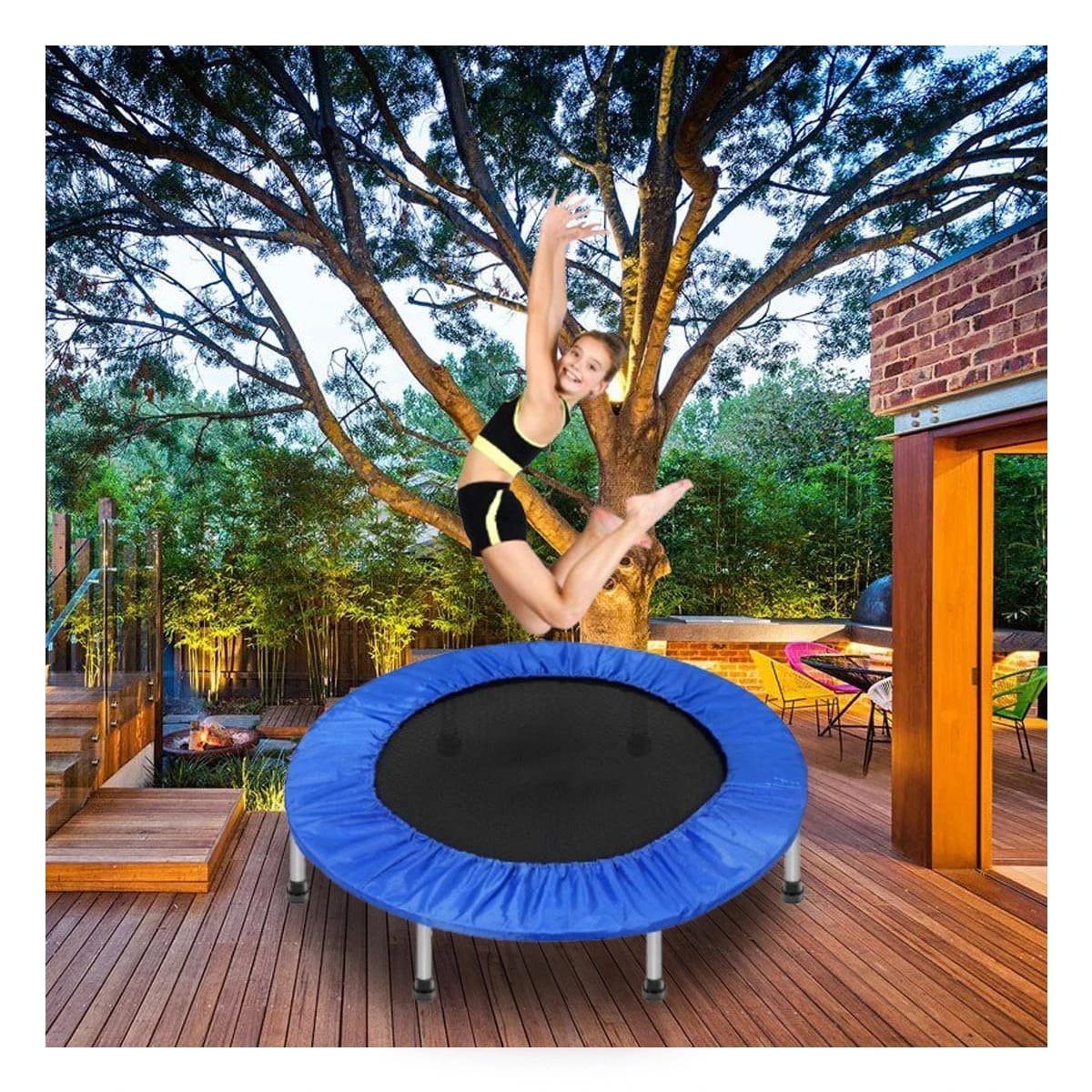 TRAMPOLÍN RYBIU DE30677 23X100CM DINAMICO TALLA M EN AZUL + LIGAS REGALO - 2