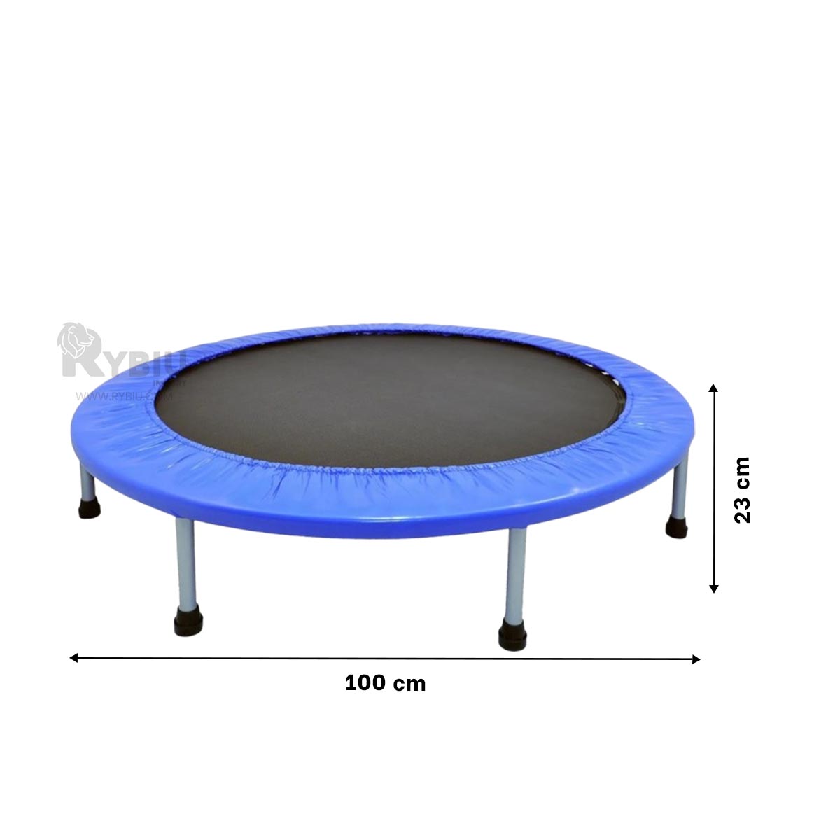 TRAMPOLÍN RYBIU DE30677 23X100CM DEPORTIVO TAMAÑO M AZUL + GIFT STICKERS - 5