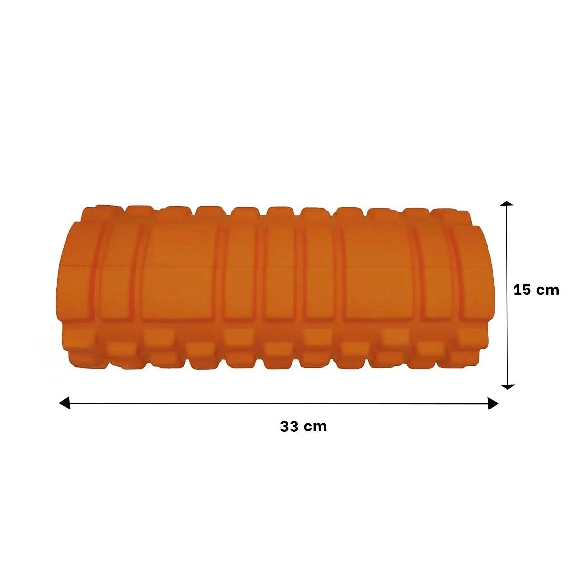 MASAJEADOR RYBIU DE30647 LARGO 33CM EXCELENTE GYM NARANJA + LIGAS REGALO - 4