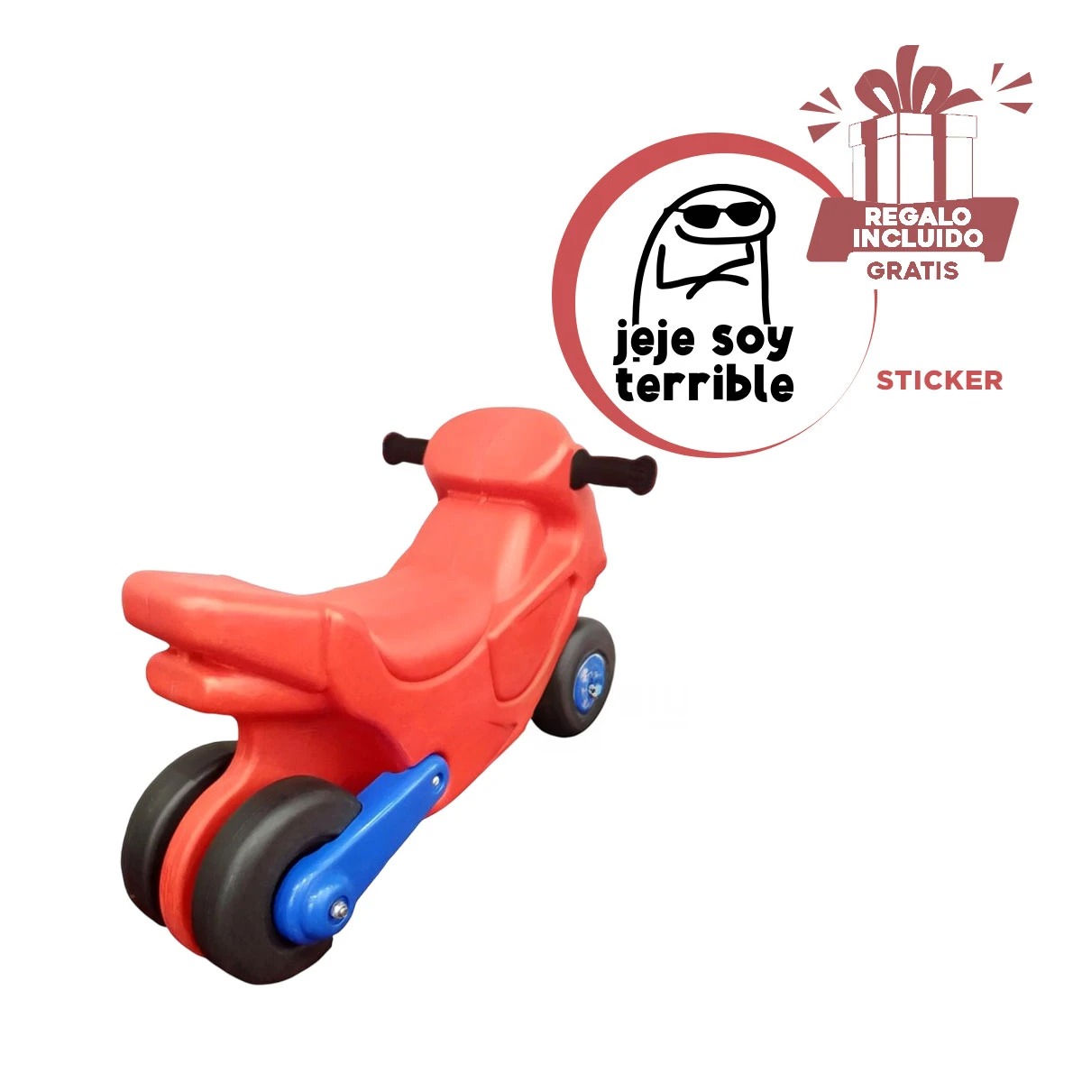 BICICLETA EXTRAORDINARIA DE MULTICOLOR Y+GIFT STICKERS - 1