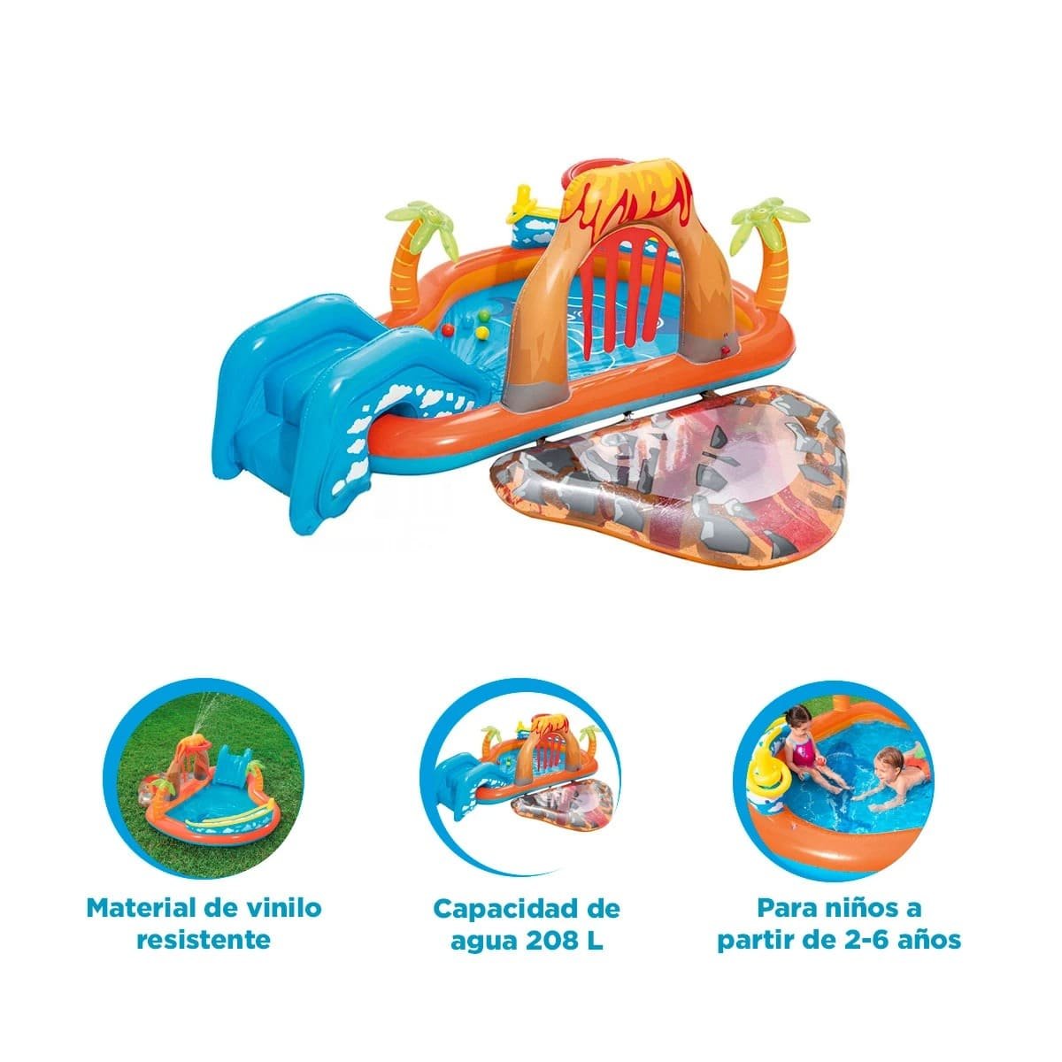 CENTRO DE JUEGO BESTWAY 53069 265X265X104 CM INFLABLE PARA NINOS - 3
