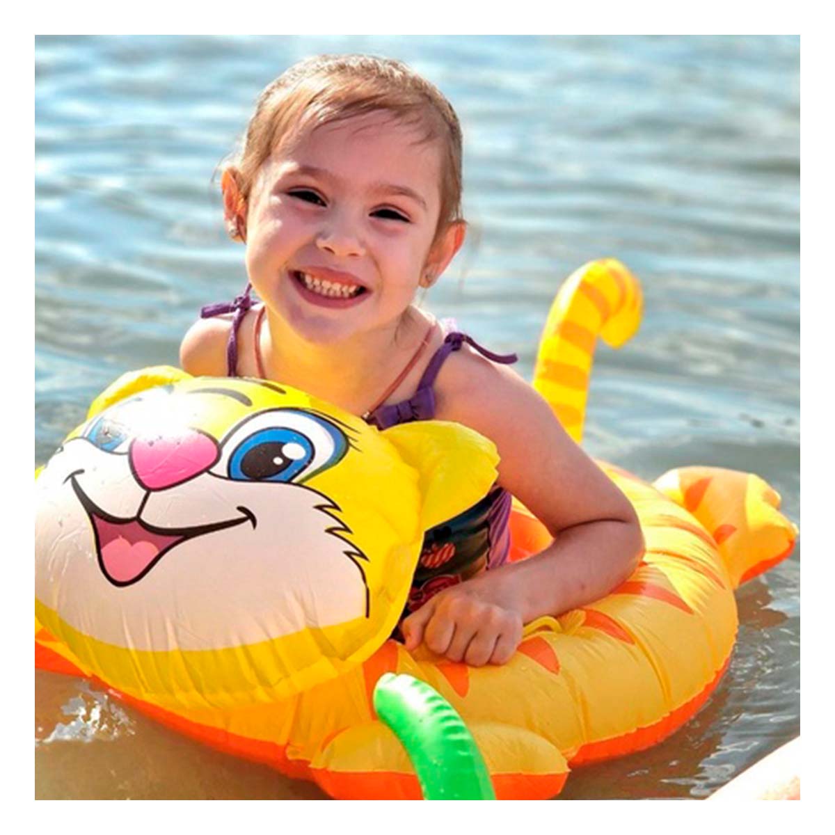INFLABLE BONITO SUTIL DE TIGRE Y+BANDERITAS ADHESIVAS - 3
