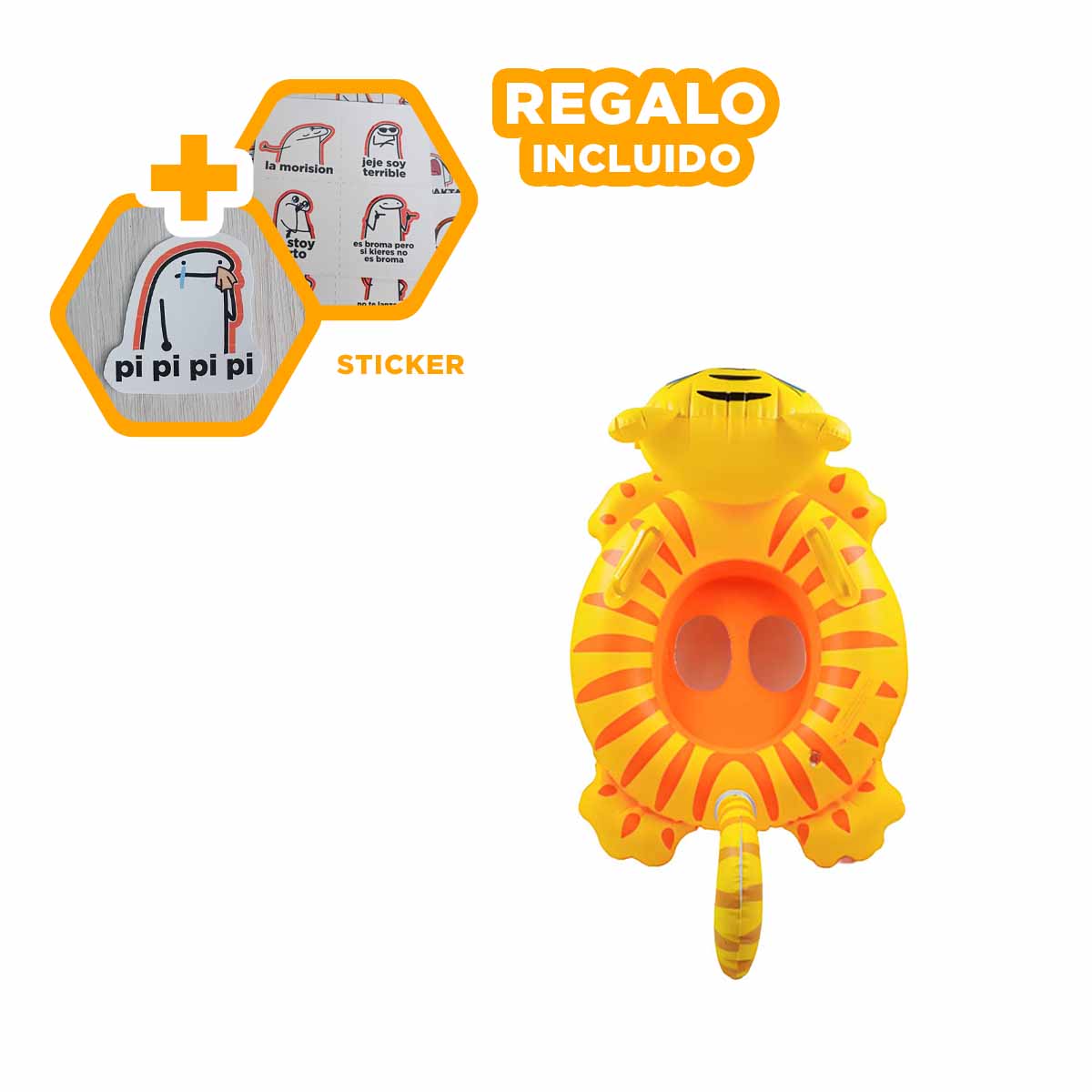 BOYA LLAMATIVA DISFRUTAR AL AGUA DE TIGRE Y+REGALO STICKERS - 1