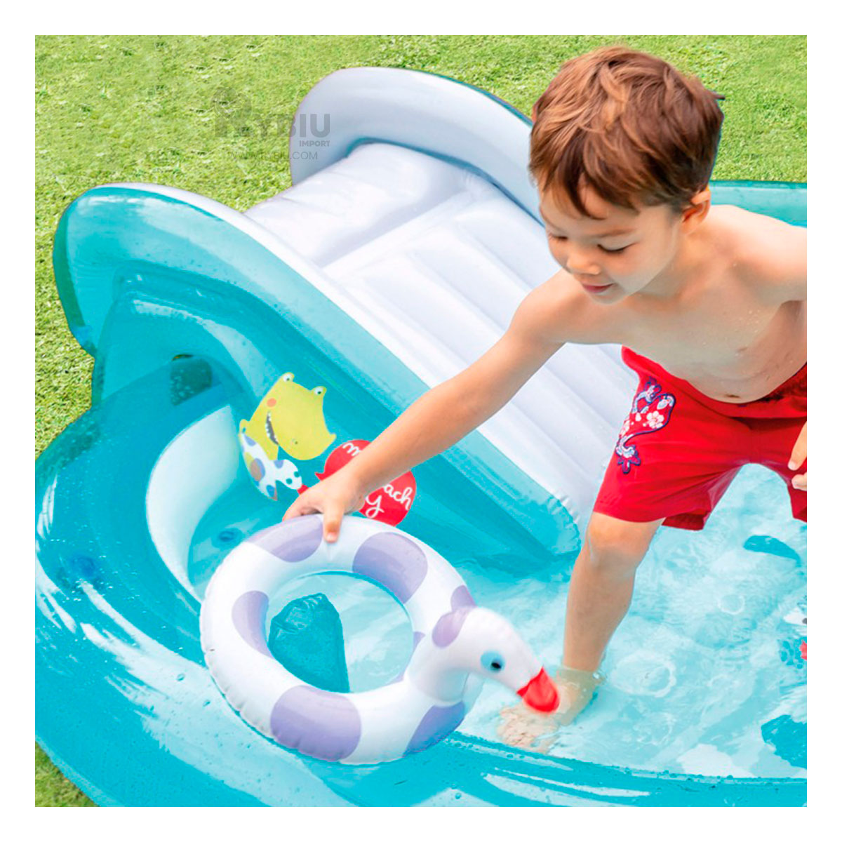 PISCINA AIREABLE PARA ACTIVIDAD FISICA Y+REGALO STICKERS - 4