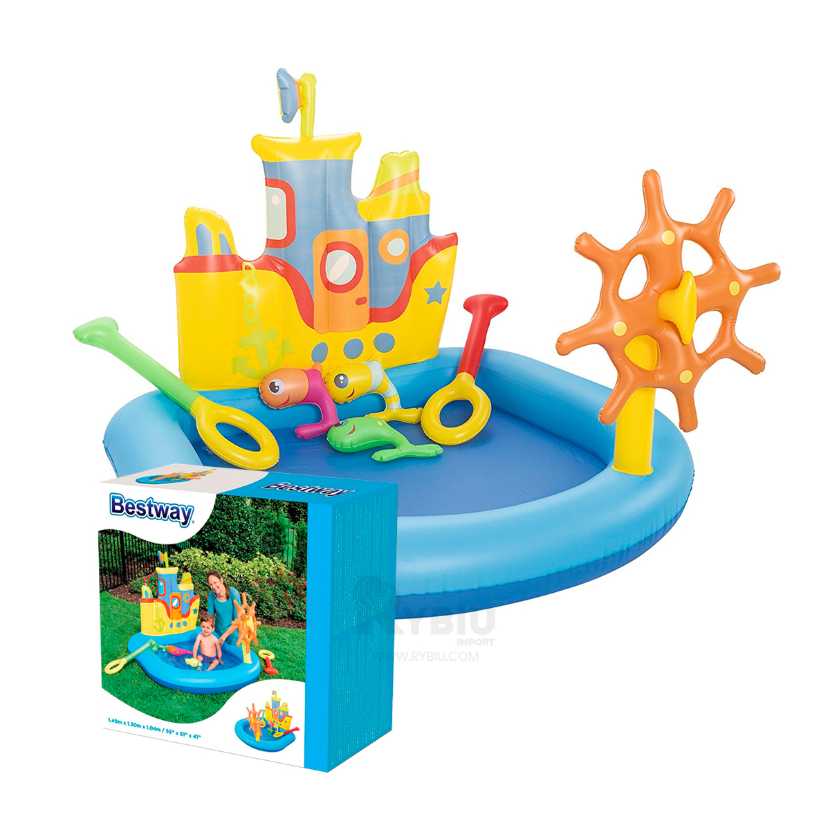 PISCINA RESISTENTE PARA CHILDREN Y+ENVOLTORIO DE REGALO - 3
