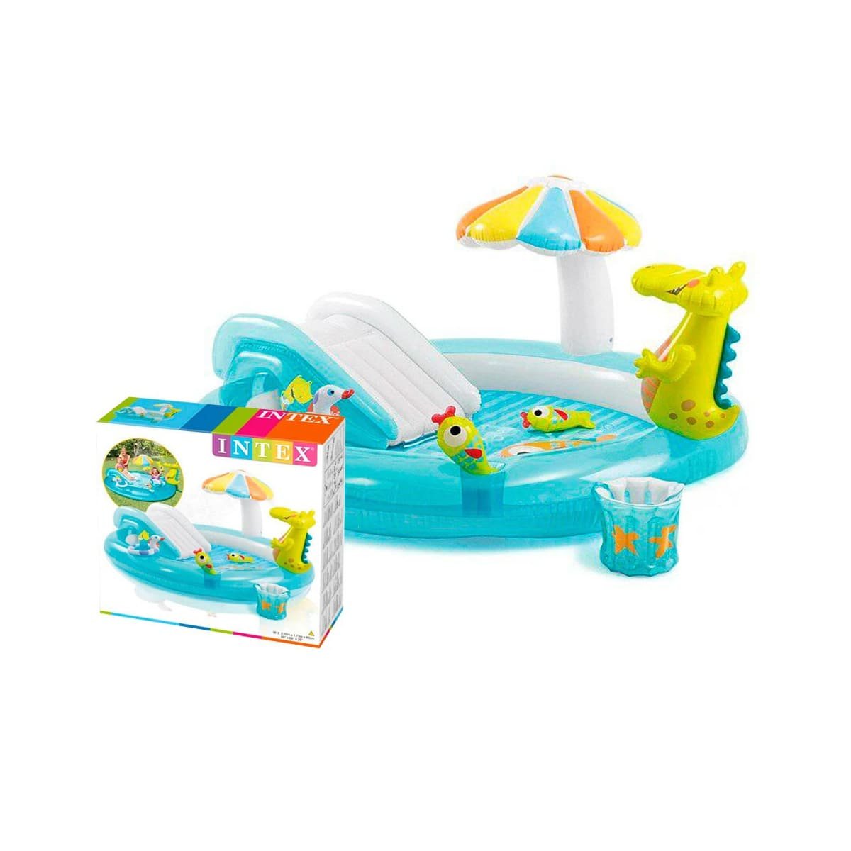 ESTACION INFANTIL INTEX 57165NP 57129NP 203X173X89 CM PISCINA PARA ACTIVIDADES Y+LIGAS REGALO - 3