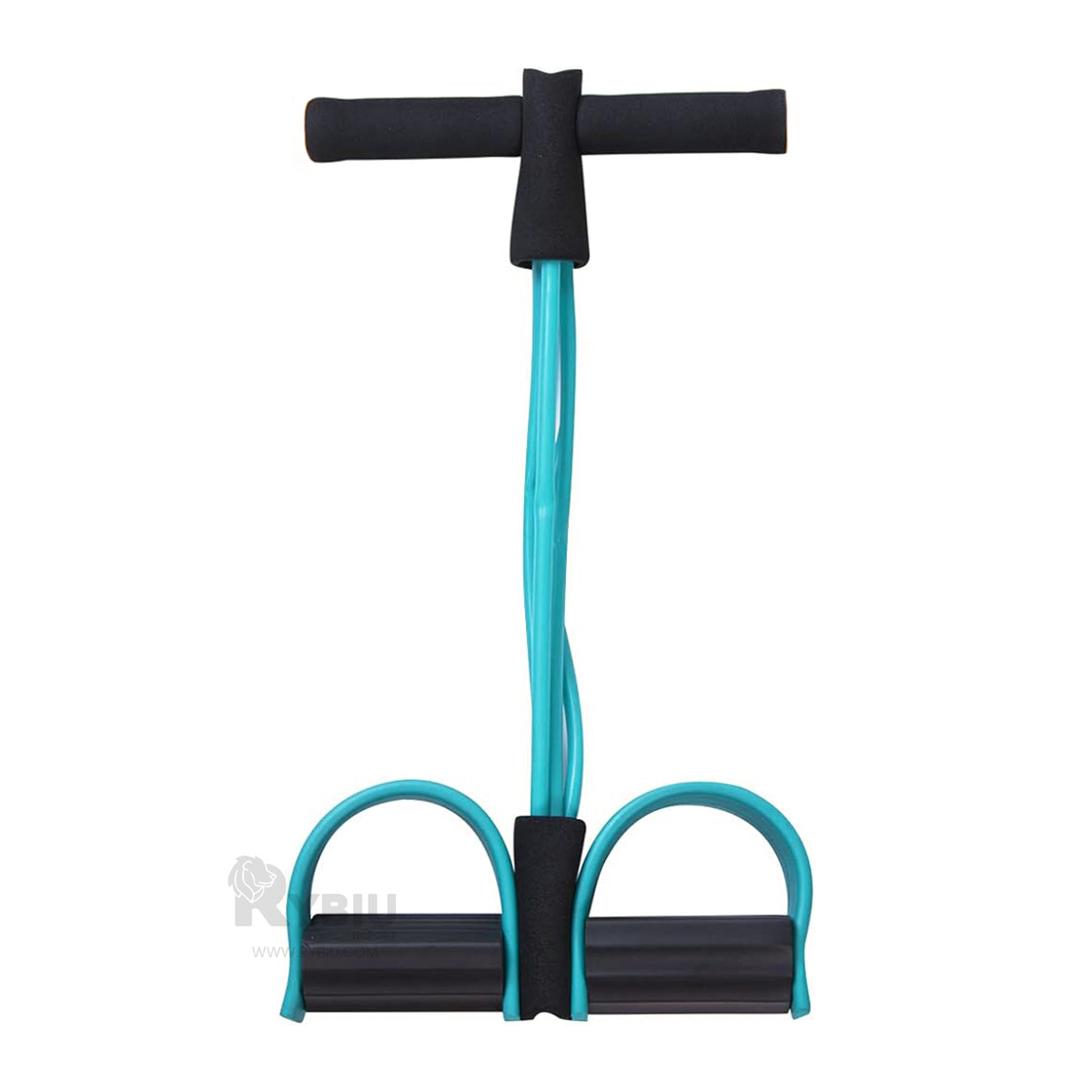 BANDA RYBIU DE30584 EFICIENTE EJERCICIO CELESTE Y NEGRO + GIFT STICKERS - 1