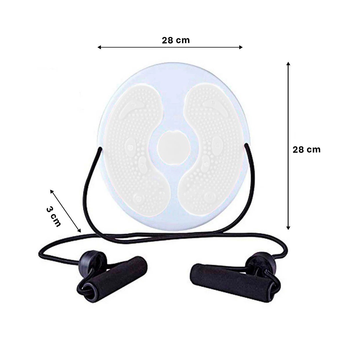 BASE CIRCULAR UTIL RYBIU DE30583 FIT CON LIGAS BLANCO + LIGAS REGALO - 4