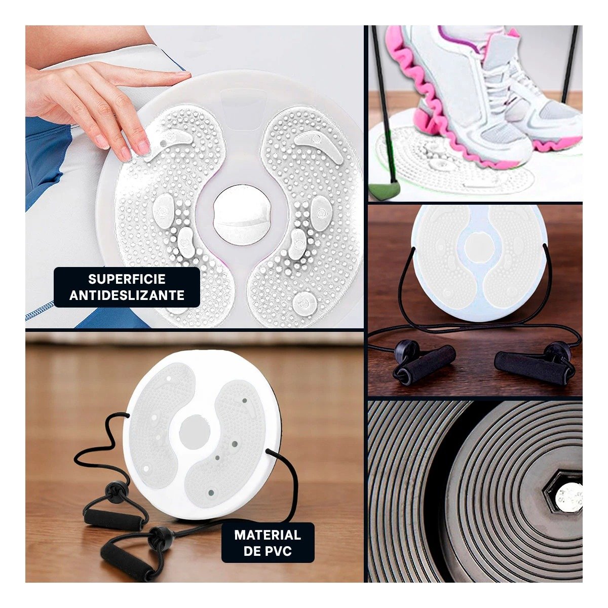 BASE CIRCULAR UTIL RYBIU DE30583 FIT CON LIGAS BLANCO + LIGAS REGALO - 5
