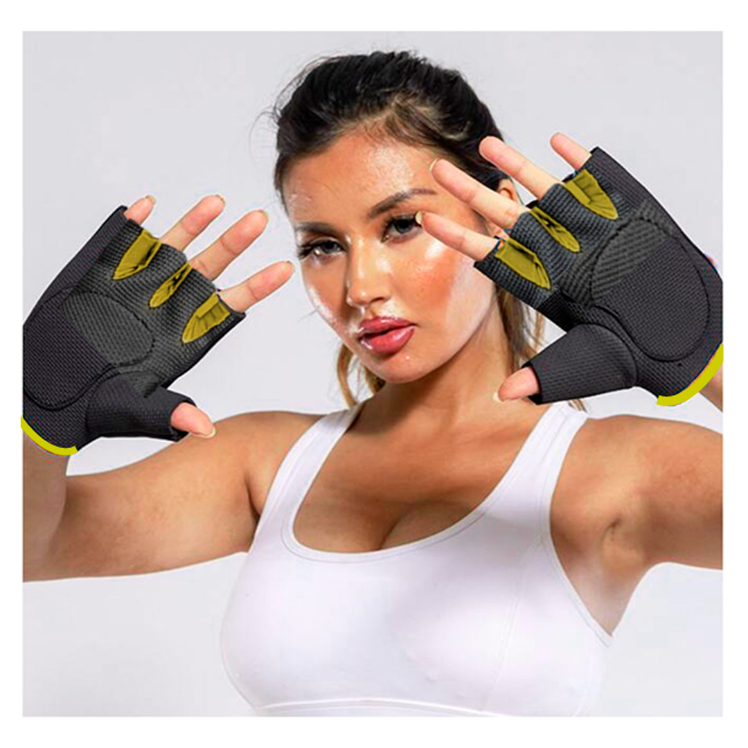 MITONES RYBIU DE30574 FITNESS AMARILLO + REGALO STICKERS - 2