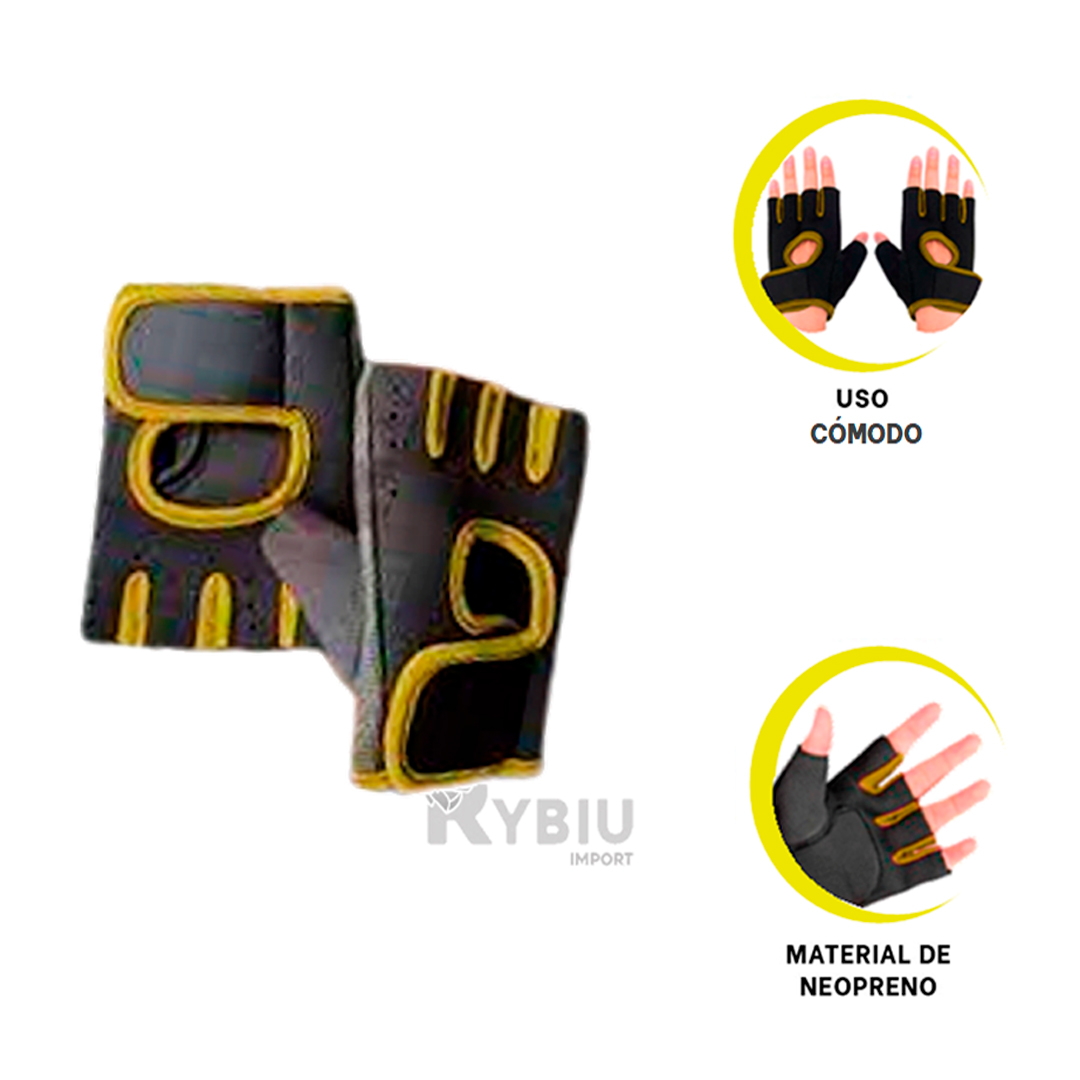 MITONES RYBIU DE30574 FITNESS AMARILLO + REGALO STICKERS - 4