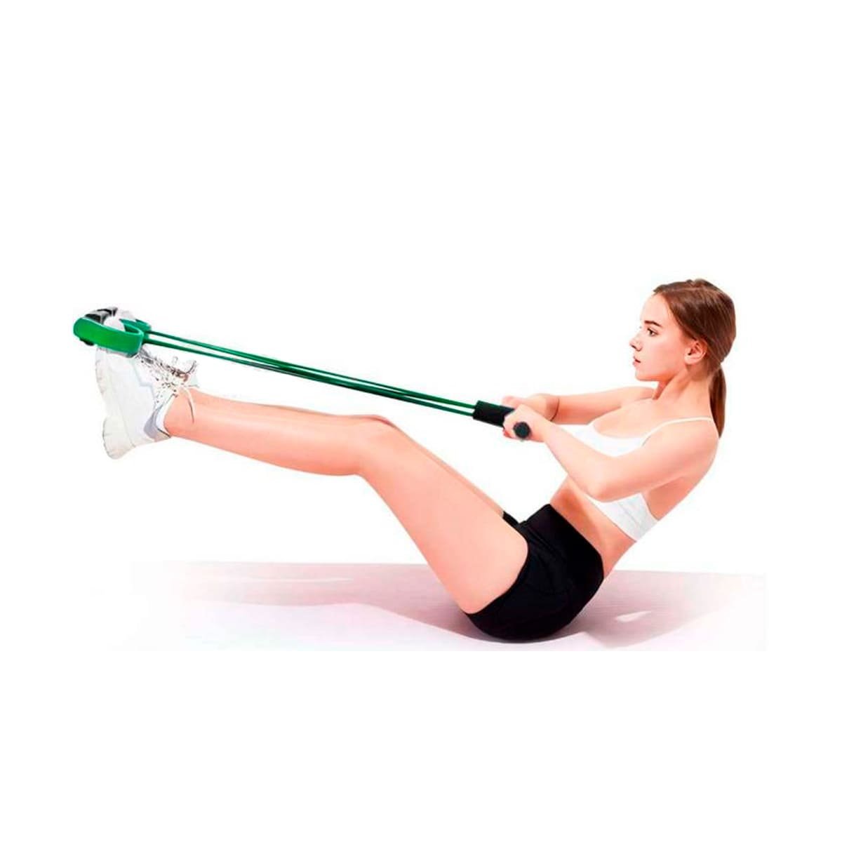 ELÁSTICO RYBIU DE30576 PILATES FUNCIONAL VERDE + LIGAS DE REGALO - 2
