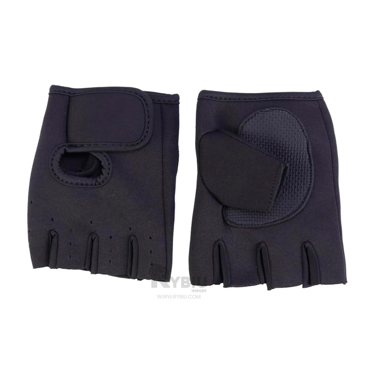 MITONES RYBIU DE30571 FITNESS NEGRO + ENVOLTORIO REGALO - 1