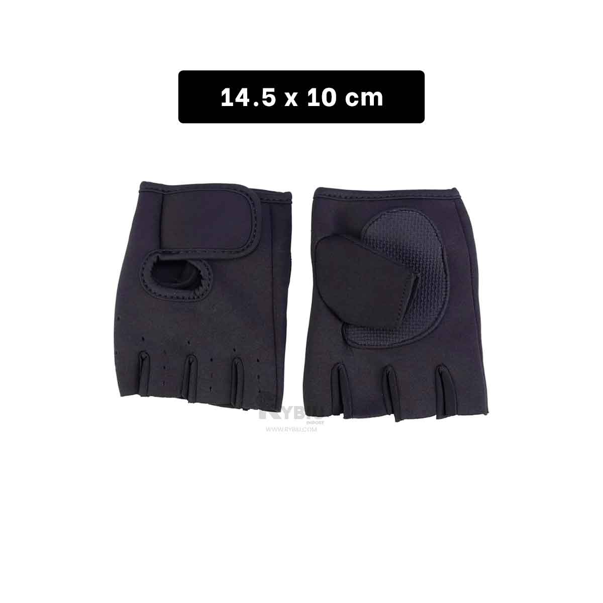 MITONES RYBIU DE30571 FITNESS NEGRO + ENVOLTORIO REGALO - 5