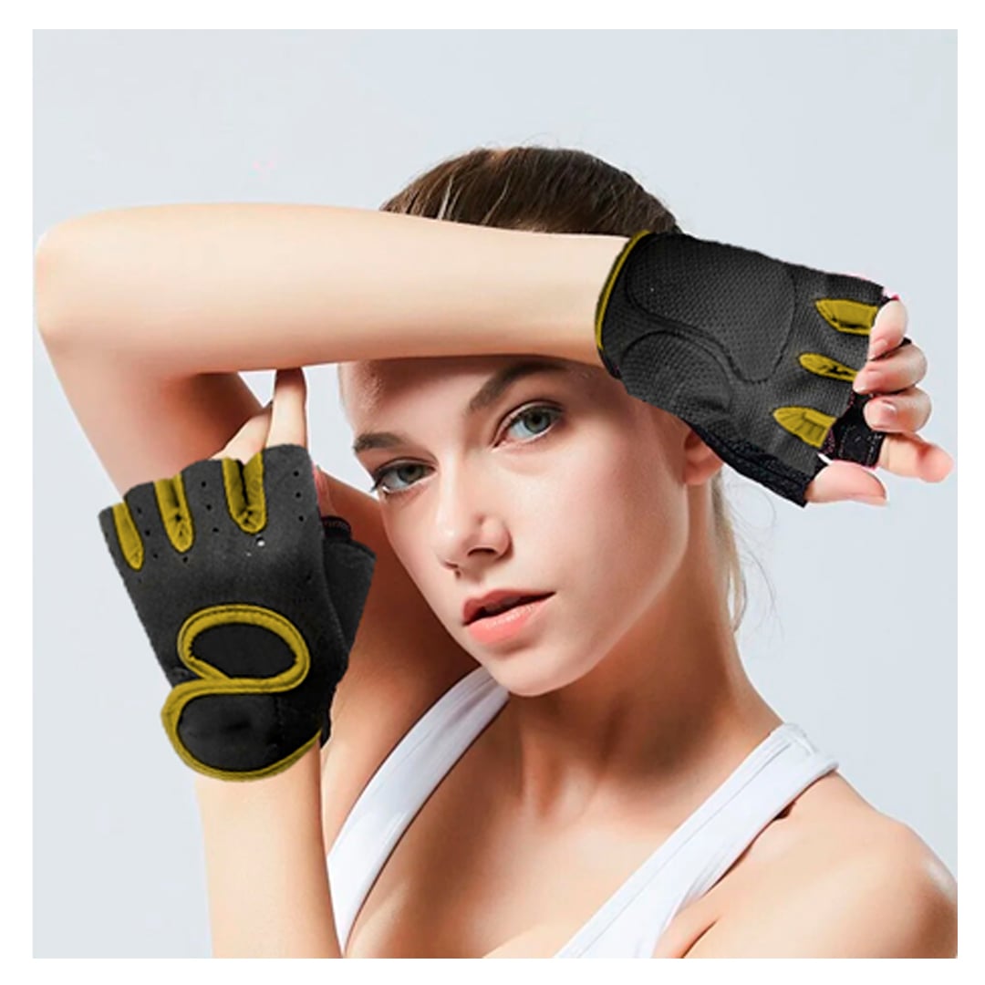 MITONES RYBIU DE30574 FITNESS AMARILLO + ENVOLTORIO REGALO - 2