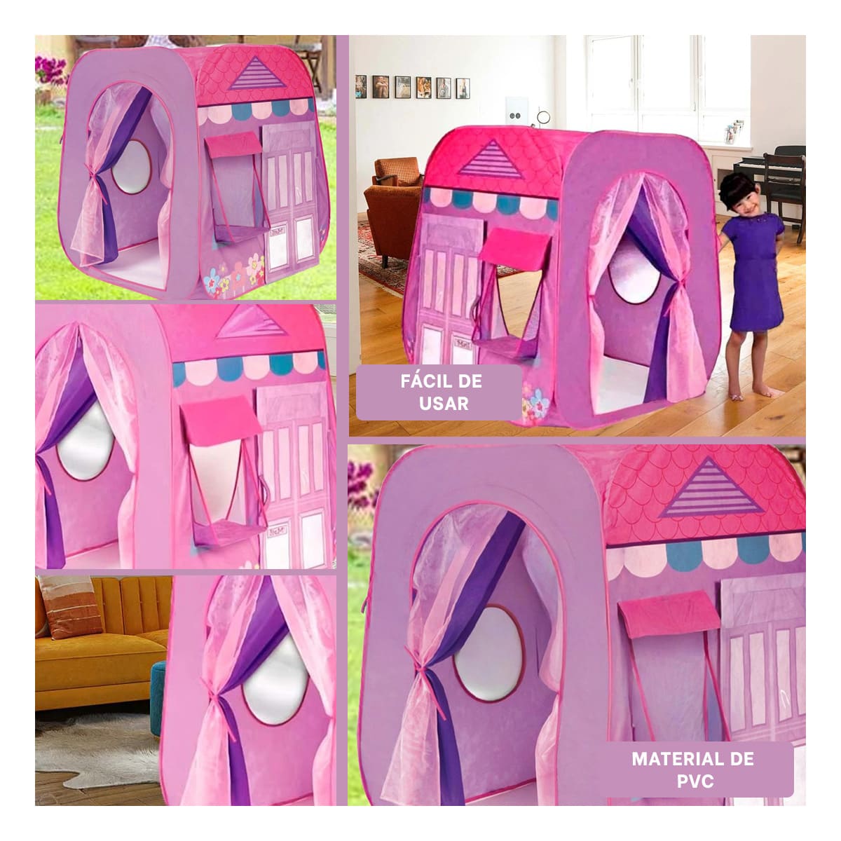 BOUTIQUE INFANTIL Y ADAPTABLE EN LILA Y+PAPEL DE REGALO - 2
