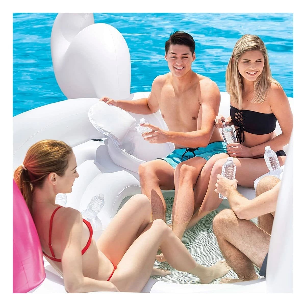 BARCA RECREATIVA INFLABLE UNICORNIO 57266EU PARA DIAS DE VERANO EN AGUA Y+POST IT - 3