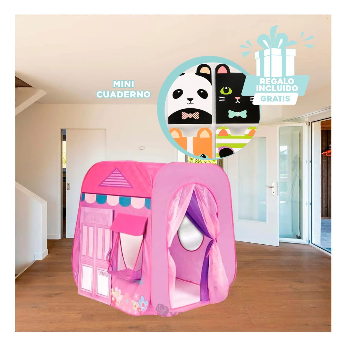 CASITA DIDACTICA Y SEGURA EN LILA Y+GIFT MINIAGENDA - 1