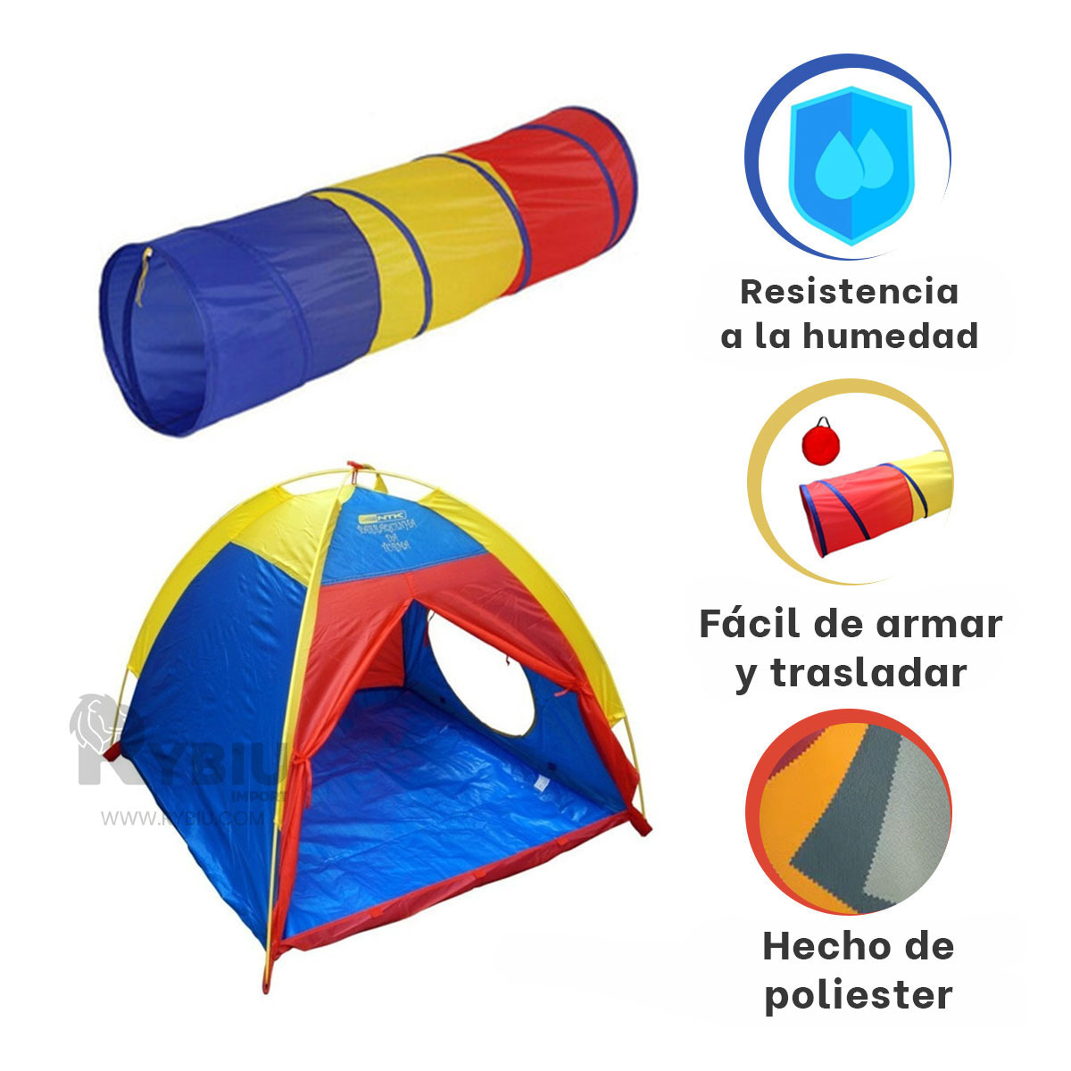 CORRAL PLEGABLE PARA LLEVAR EN MULTICOLOR Y+REGALO STICKERS - 2