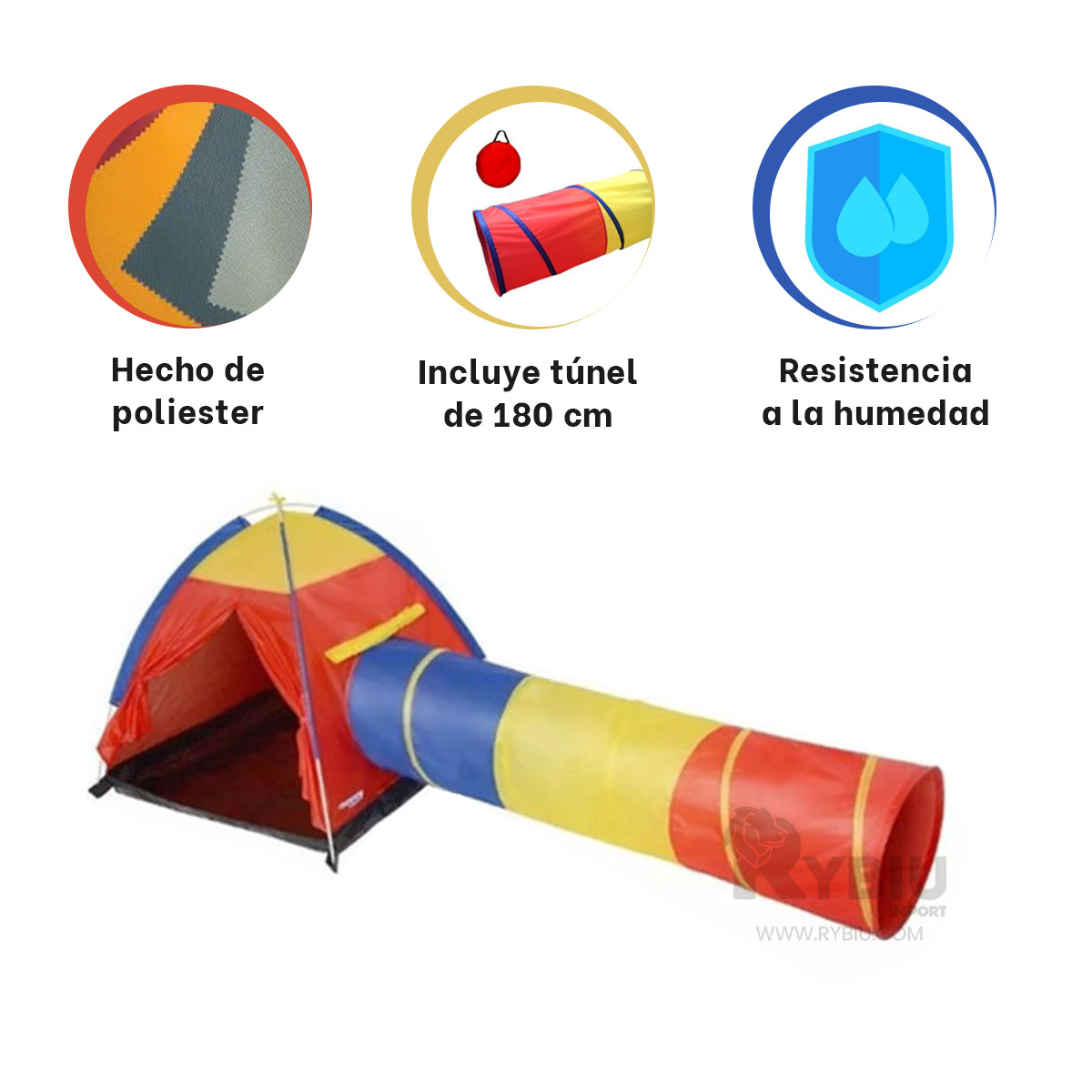CORRAL PLEGABLE PARA LLEVAR EN MULTICOLOR Y+REGALO STICKERS - 3