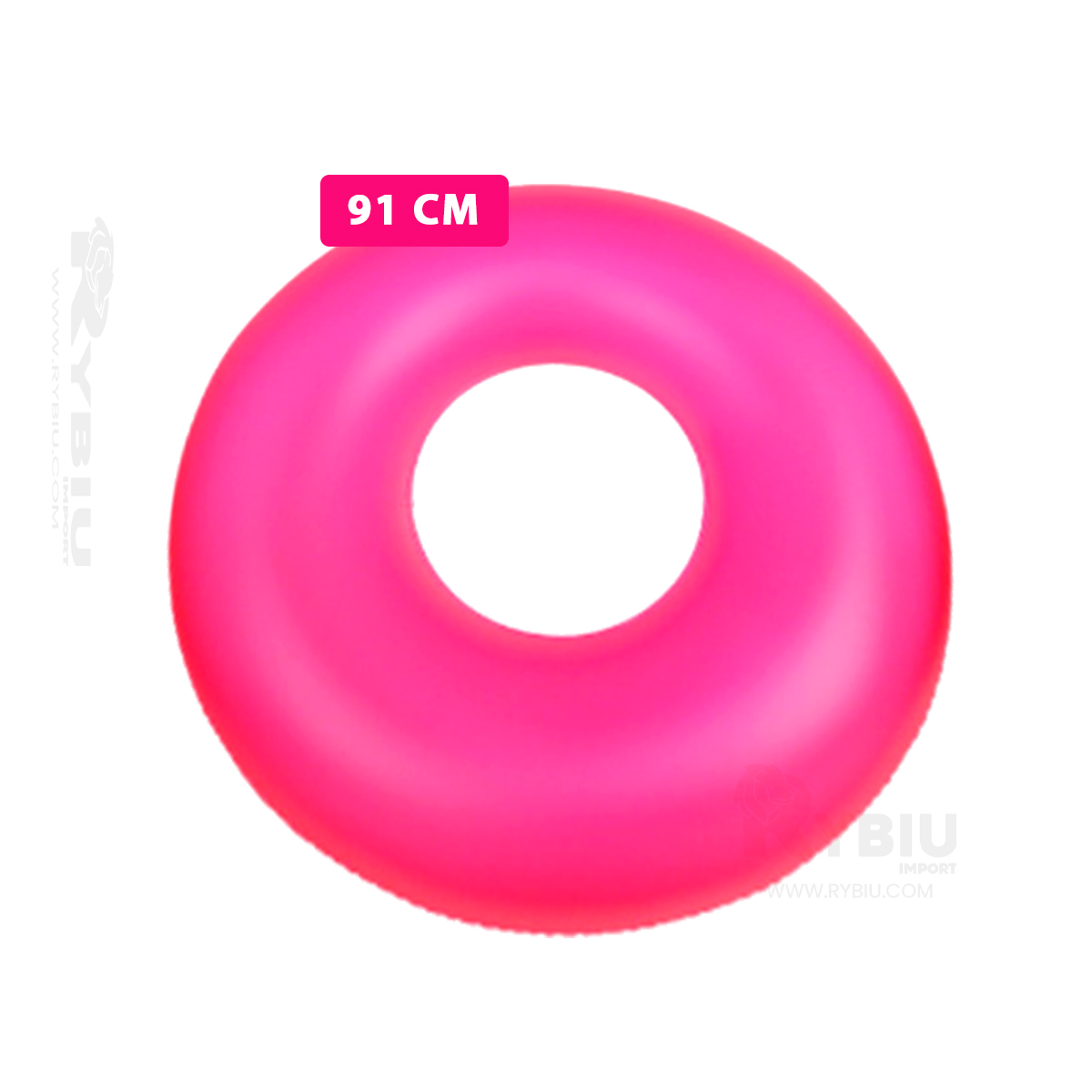 FLOTANTE SIMPLE 91CM EN ROSADO NEON Y+BANDERITAS ADHESIVAS - 5