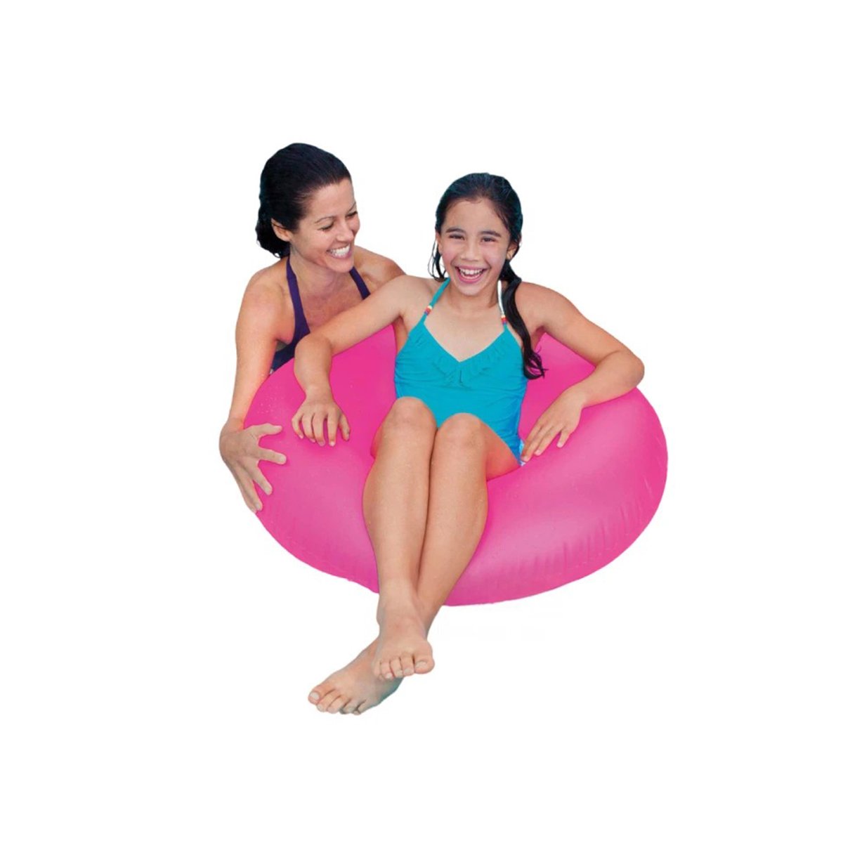JUGUETE NEON 91 CM INFLABLE DIVERTIDO Y SEGURO ROSADO NEON PARA PISCINA INFANTIL Y+LIGAS REGALO - 3