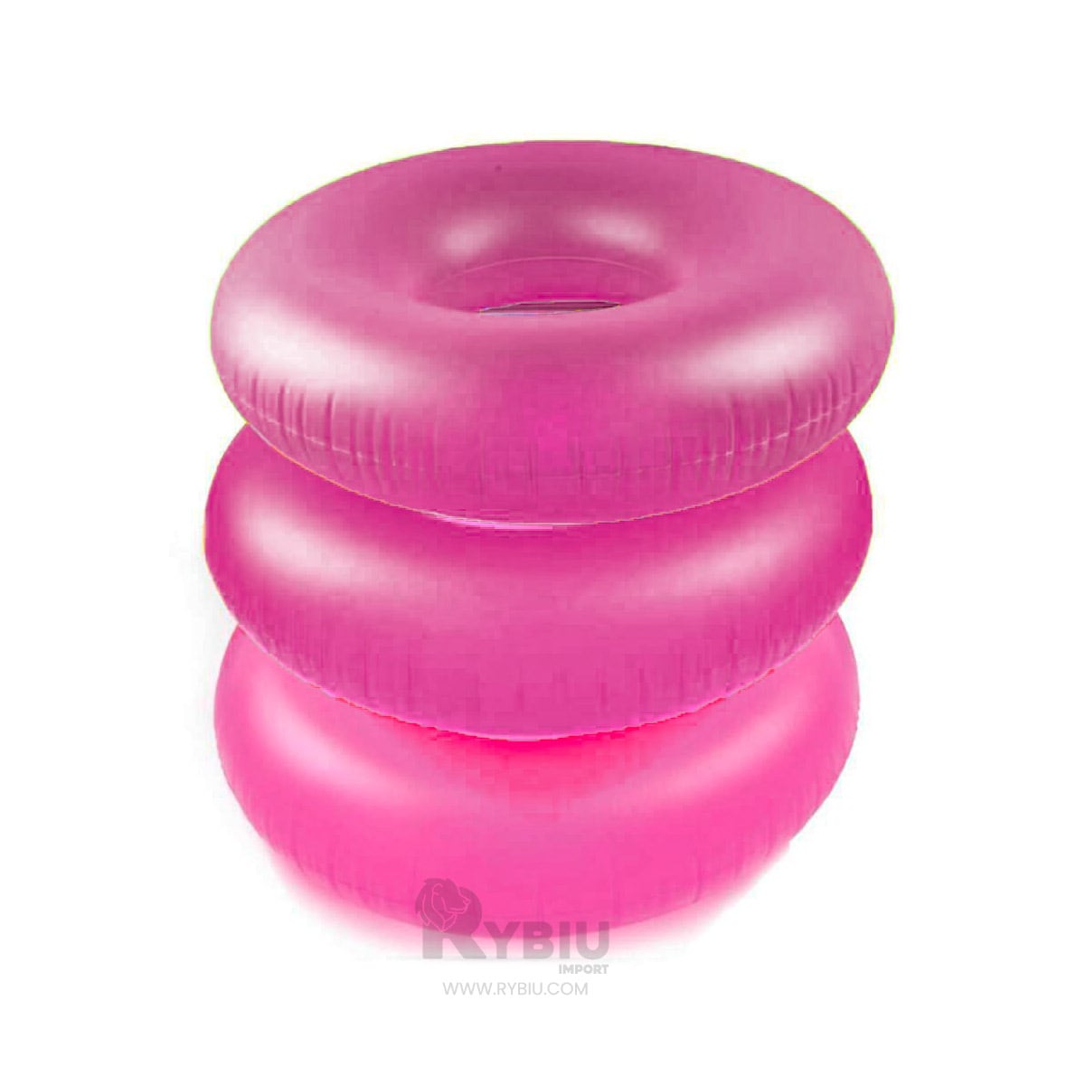 INFLABLE COMPACTO 91CM DE ROSADO NEON Y+REGALO STICKERS - 4