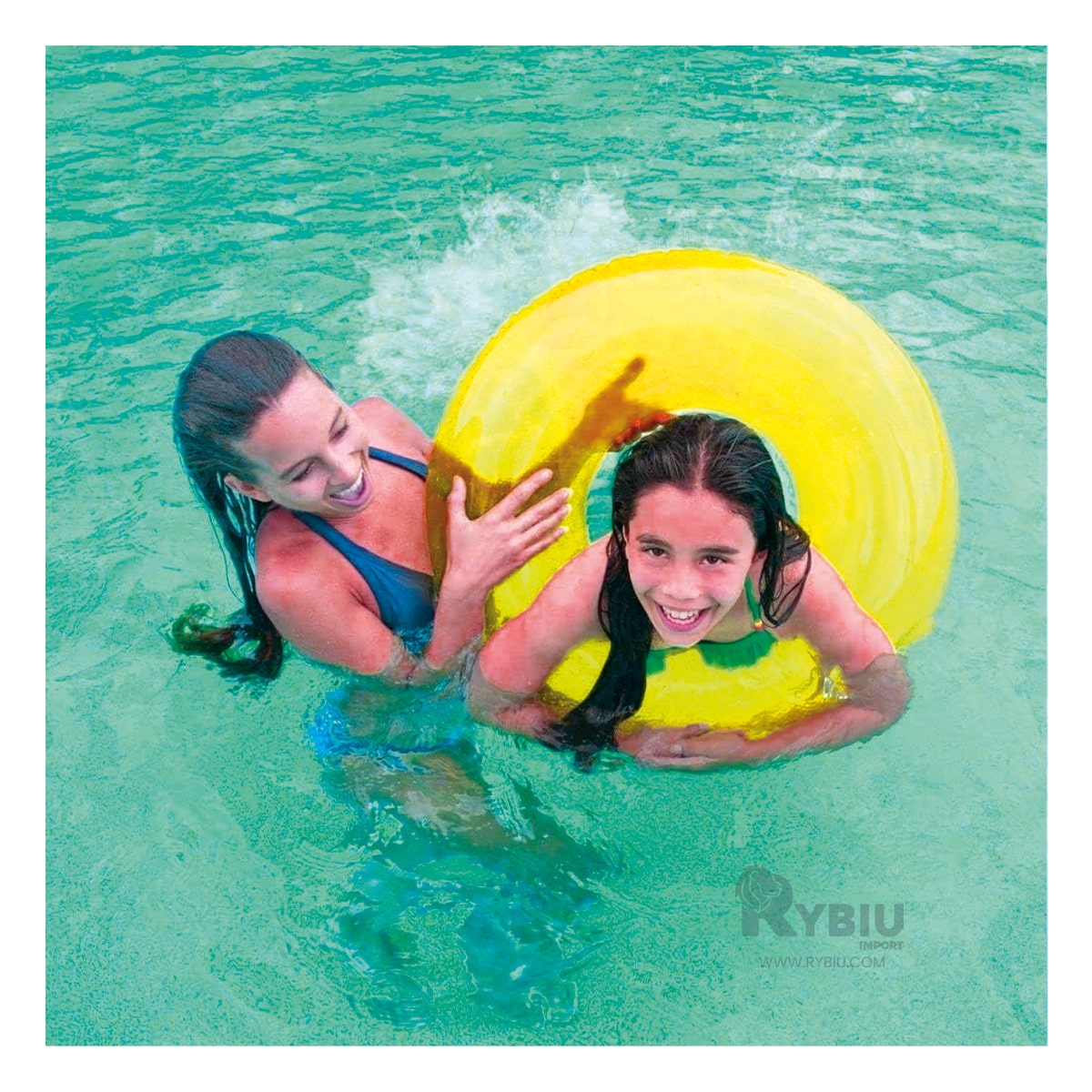 FLOTANTE SIMPLE 91CM EN AMARILLO NEON Y+BANDERITAS ADHESIVAS - 3