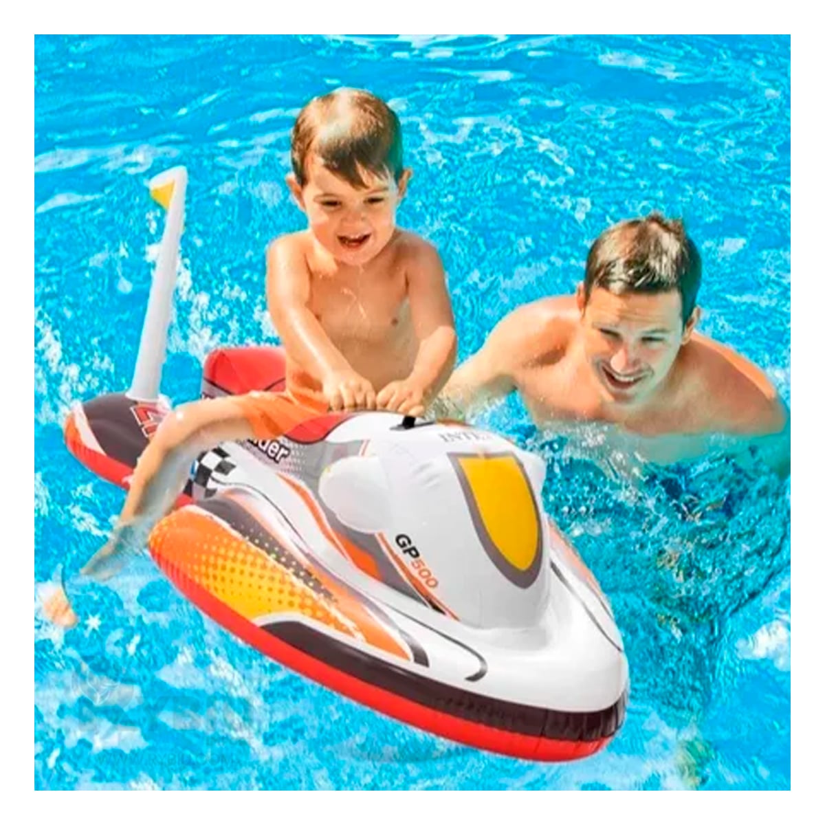 FLOTANTE ERGONOMICO DE MOTO Y+BANDERITAS ADHESIVAS - 1