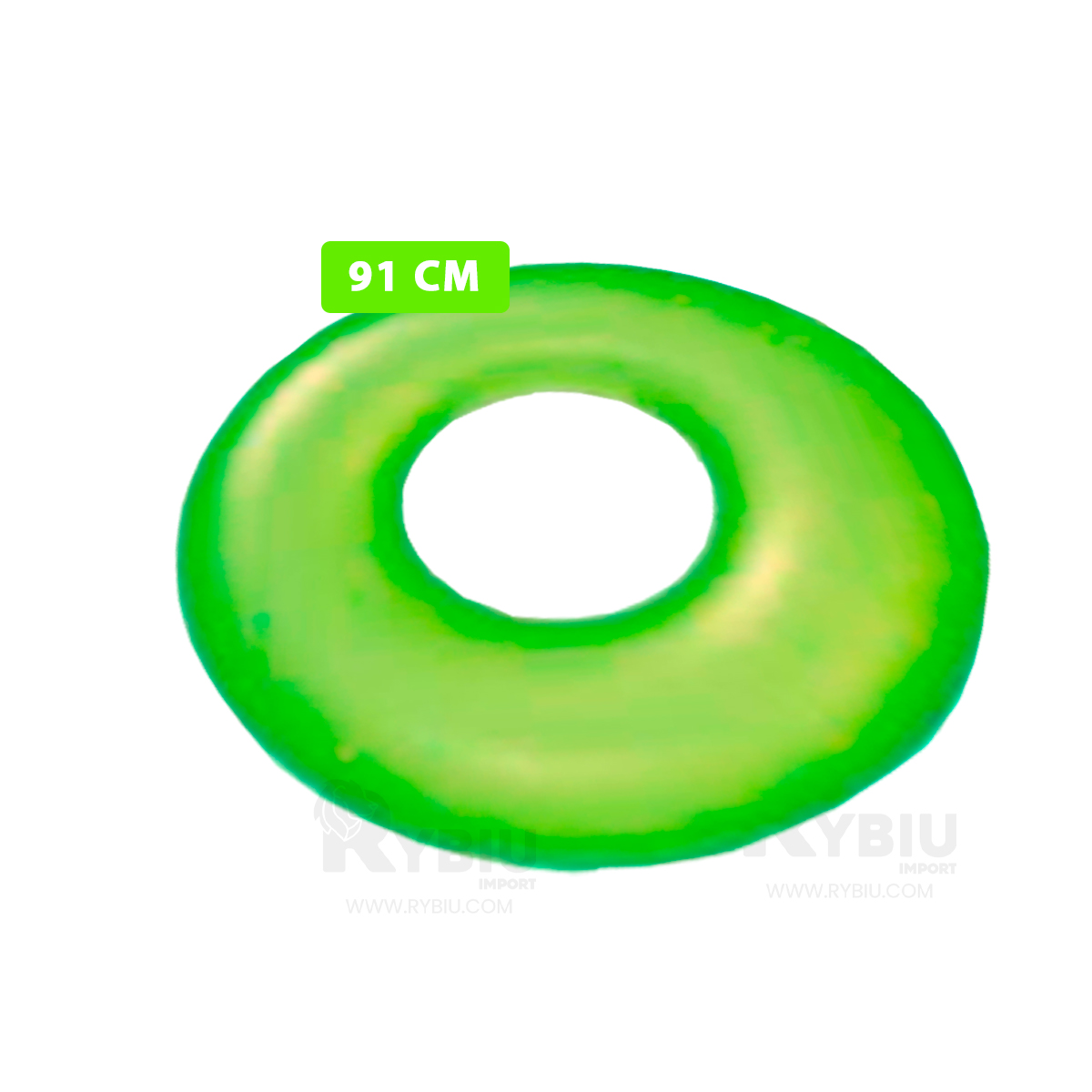 INFLABLE ACUATICO 91CM VERDE NEON Y+ENVOLTORIO DE REGALO - 5