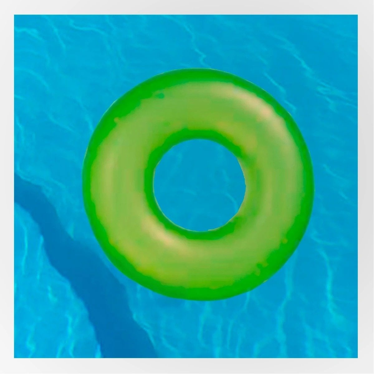 JUGUETE ACUATICO NEON VERDE 91 CM DIVERTIDO PARA JUEGOS Y+POST IT - 3