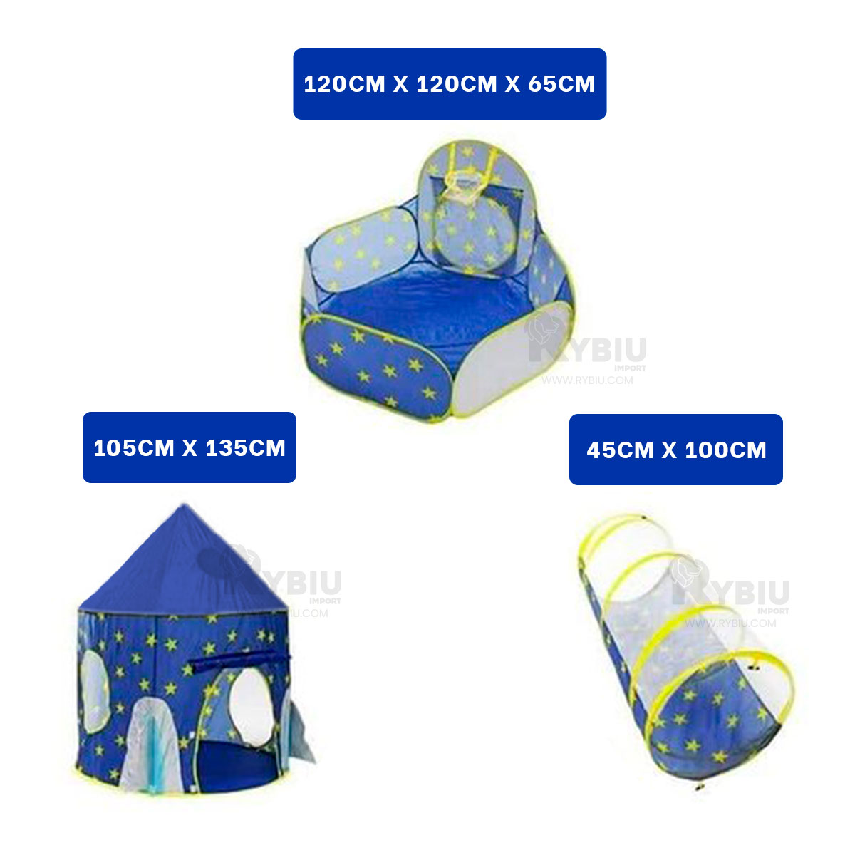 CARPA CON DISEÑO MODERNO EN AZUL Y+ENVOLTORIO DE REGALO - 5