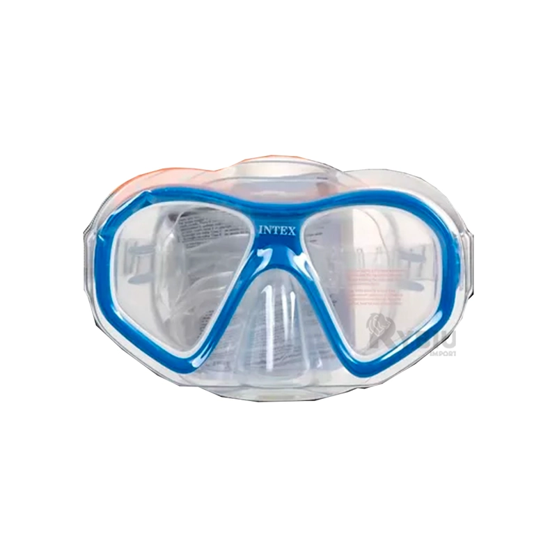 LENTES BUCEO RYBIU 55977 AZUL + REGALO LIGAS PEINAR - 3