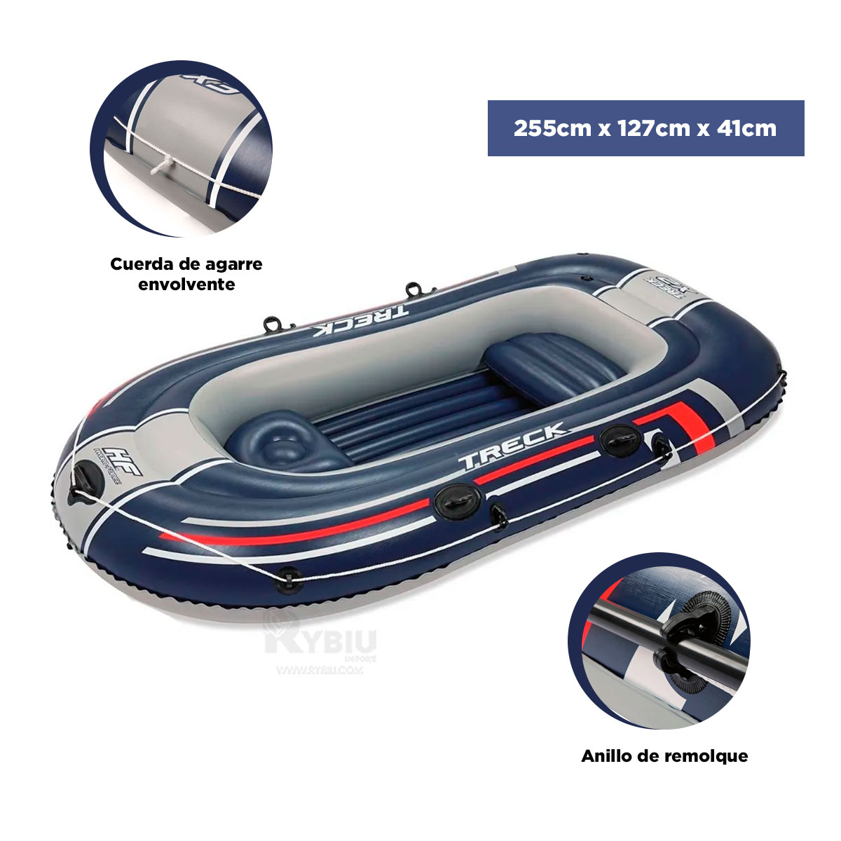 INFLABLE RYBIU VE31877 FACIL ARMAR + REGALO STICKERS - 3