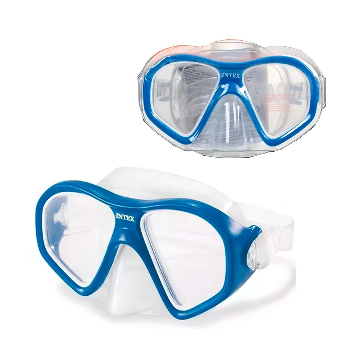LENTES NATACIÓN RYBIU 55977 AZUL + LIGAS REGALO - 3