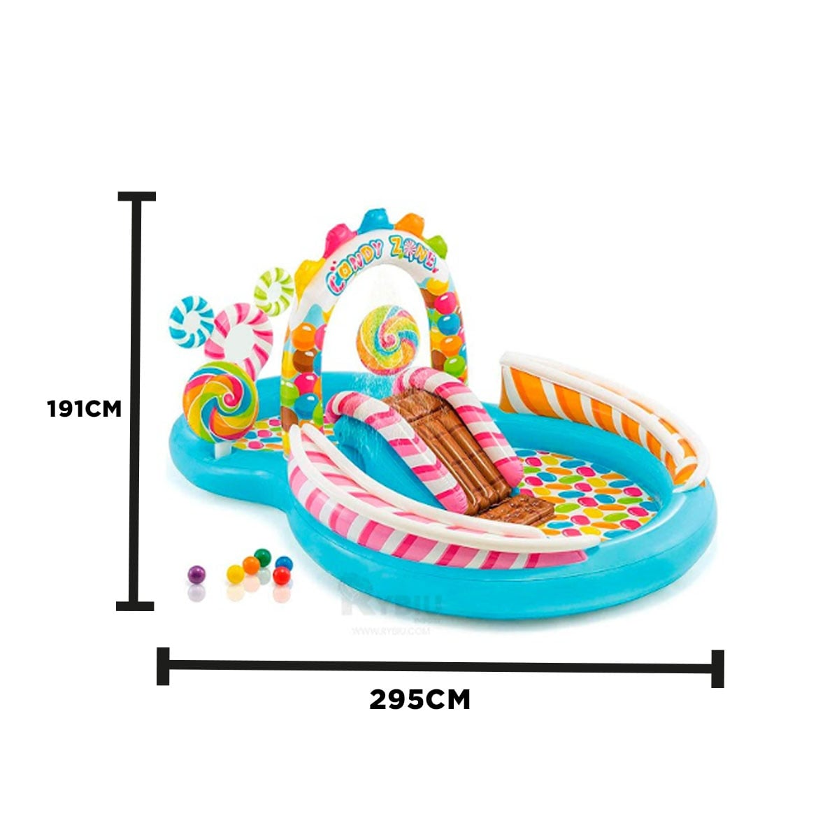 PISCINA CON DISEÑO MODERNO Y+REGALO LIGAS PARA PEINAR - 1