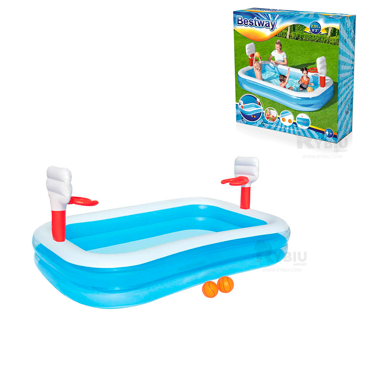 INFLABLE CON FACIL ARMADO MULTICOLOR Y+REGALO AGENDITA - 3