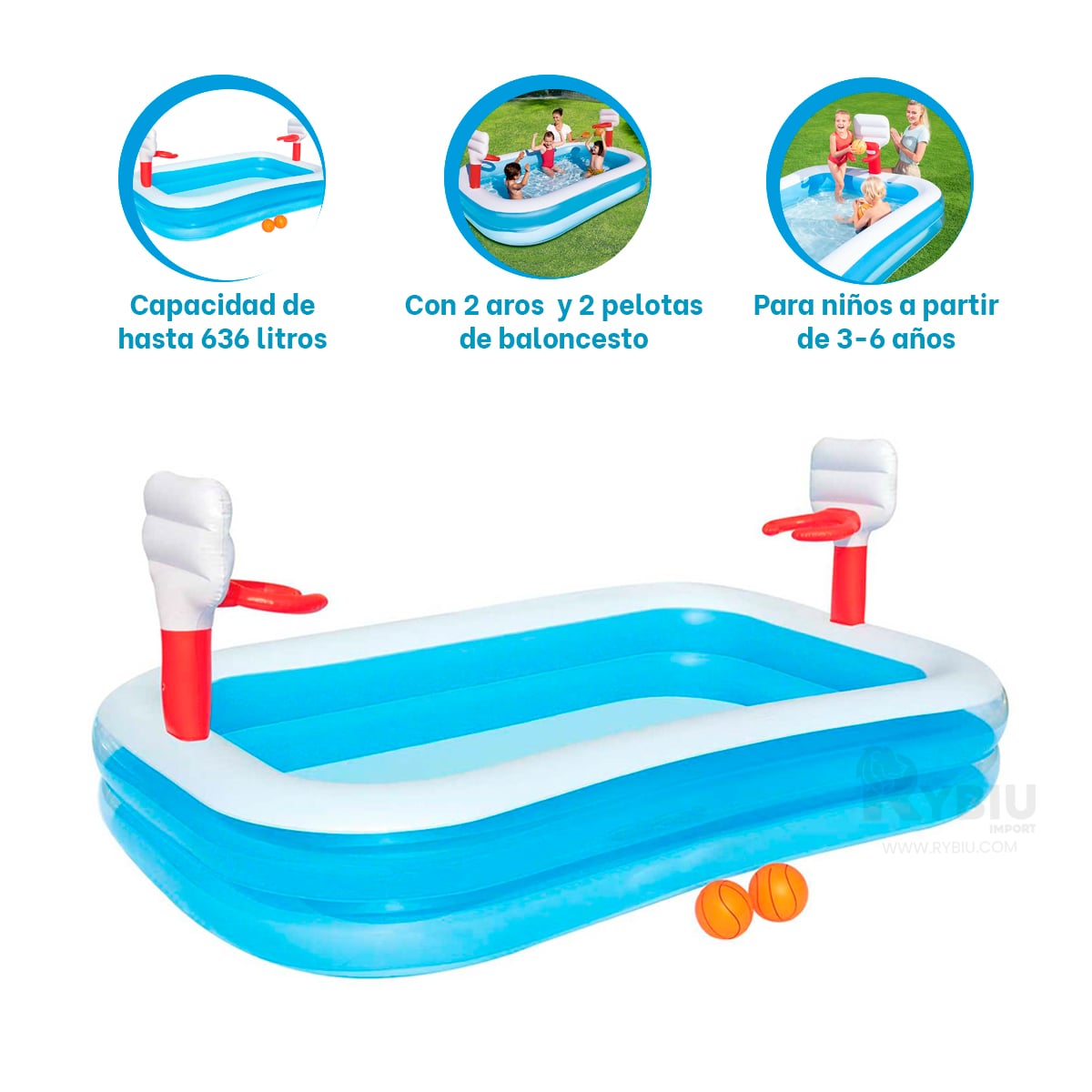 INFLABLE MODERNO EN MULTICOLOR Y+REGALO STICKERS - 1